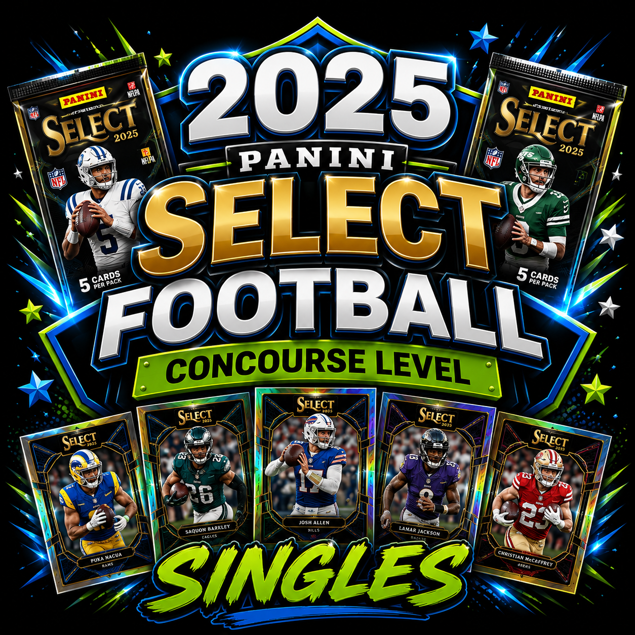 2025 Panini Select Football - Concourse Level
