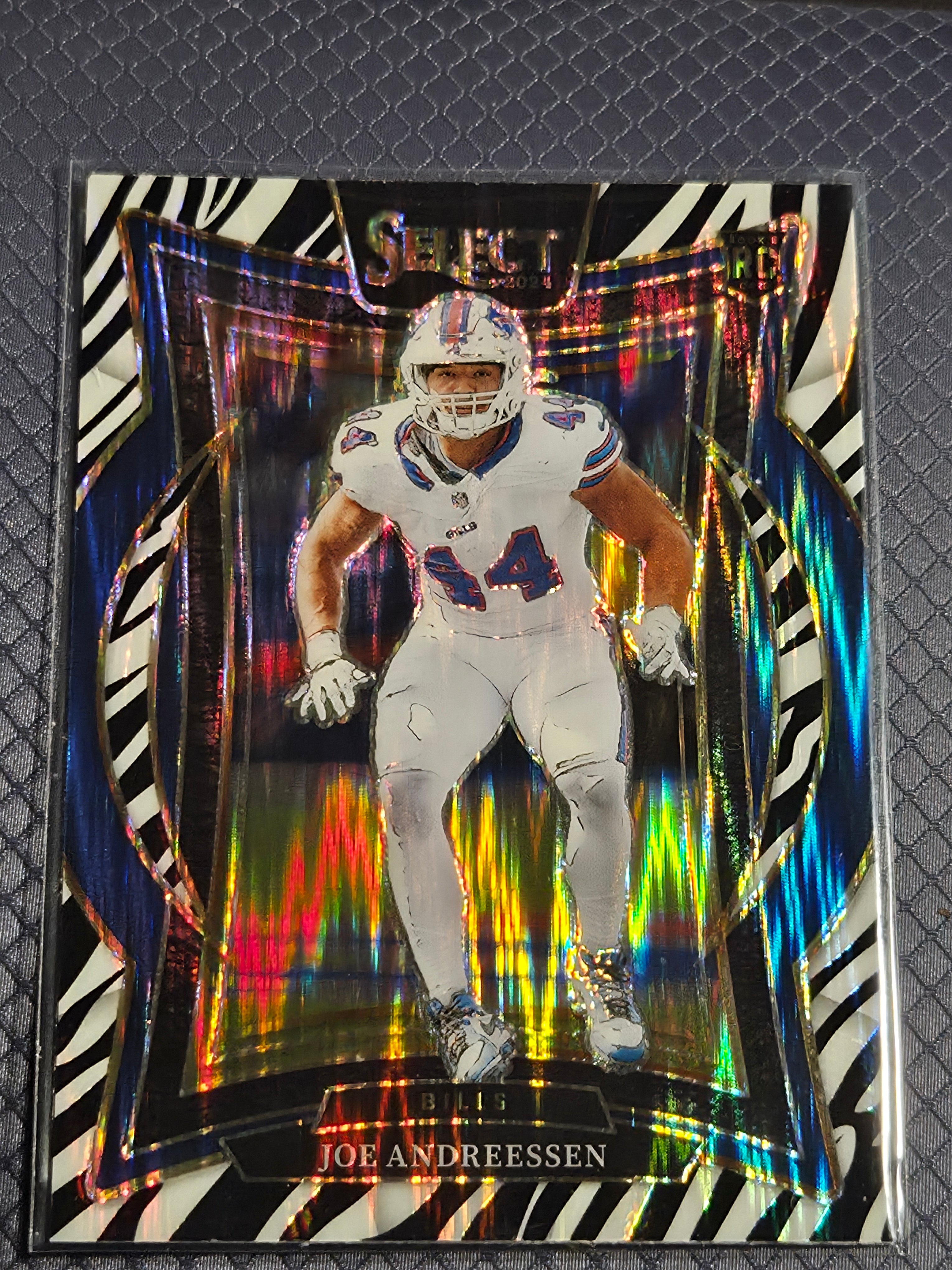 2024 Panini Select - Concourse Joe Andreessen #20 Zebra Prizm (RC)