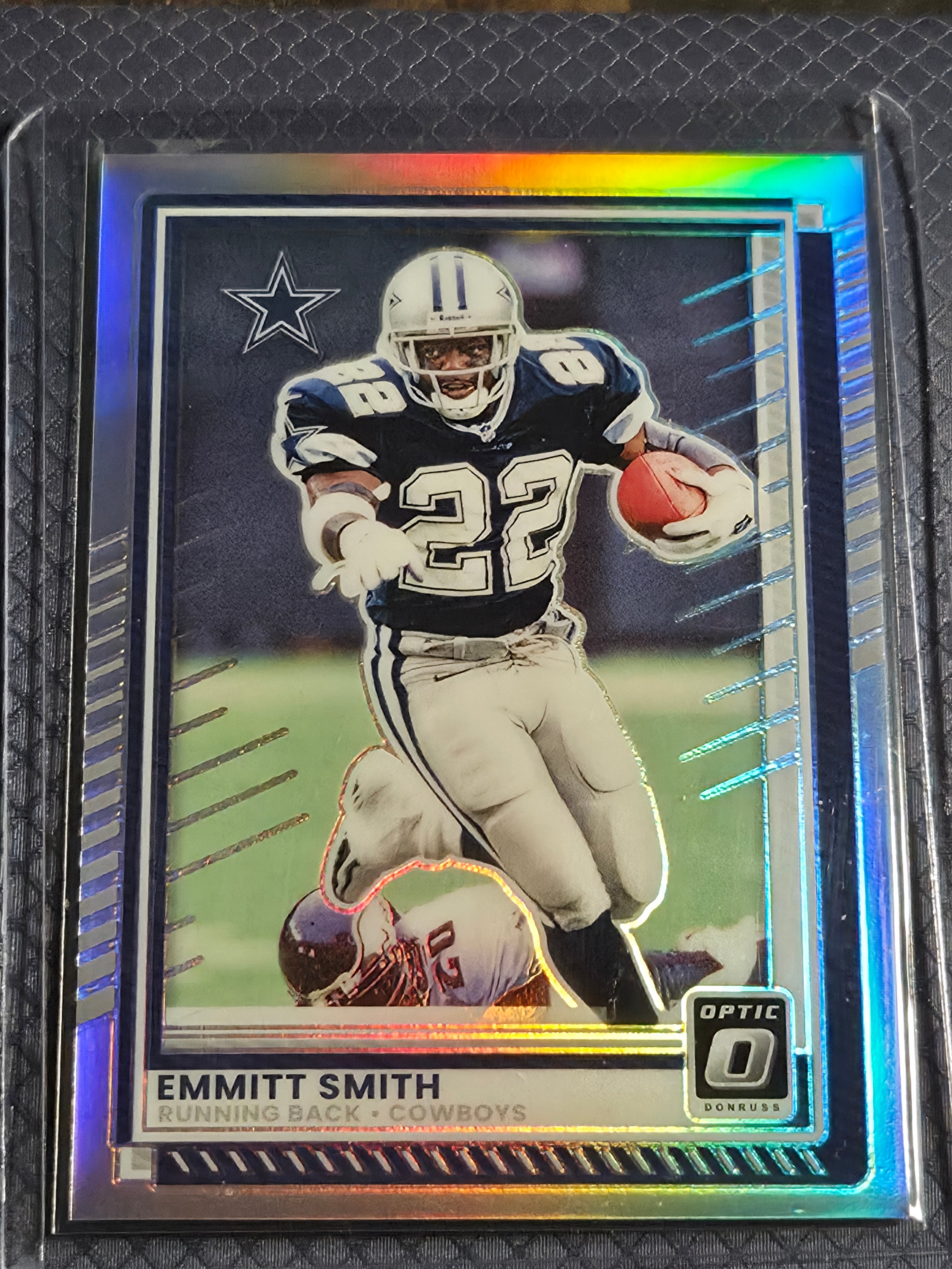 2025 Panini Optic Emmitt Smith #5 Holo Silver