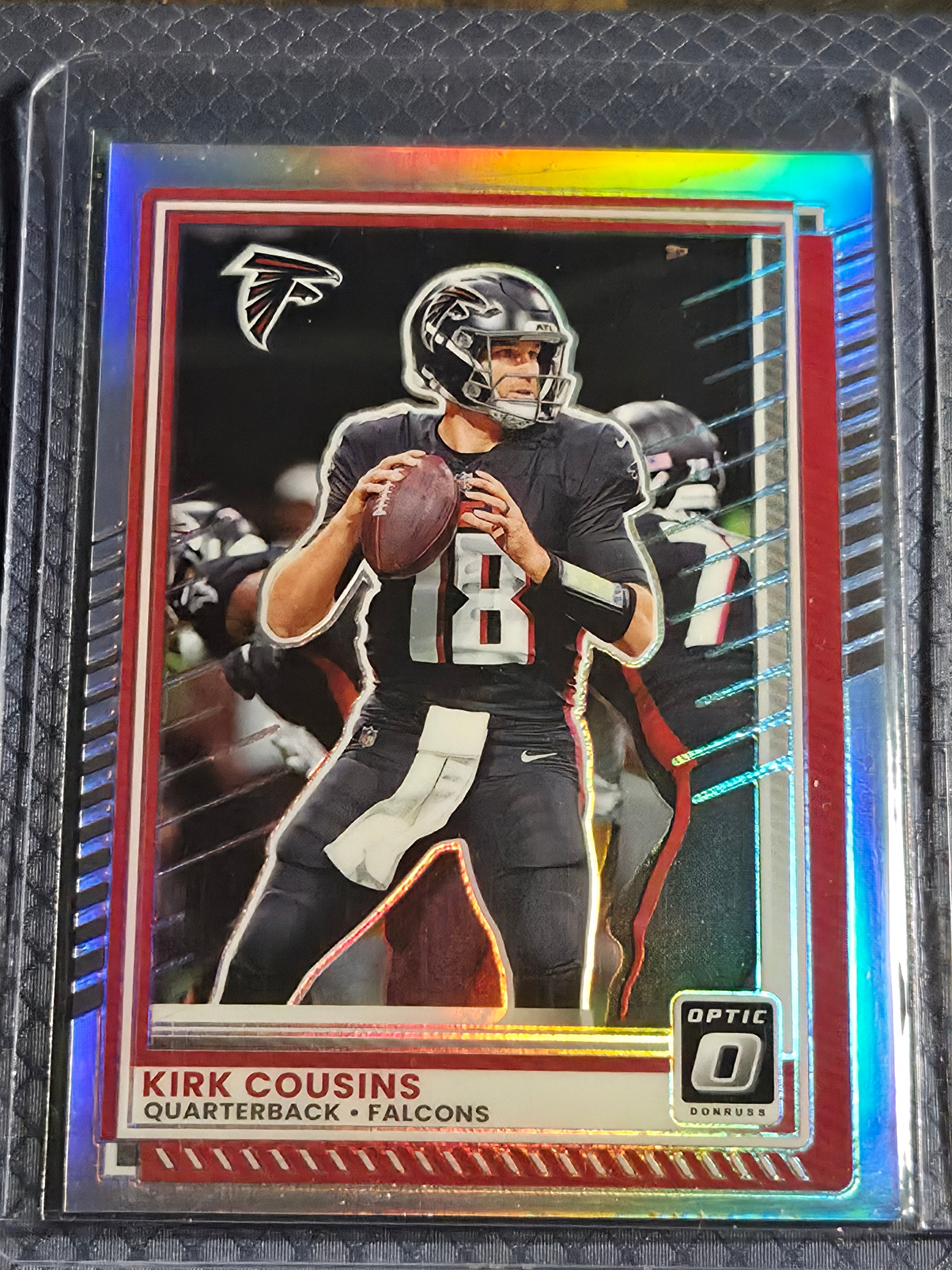 2025 Panini Optic Kirk Cousins #89 Silver Holo