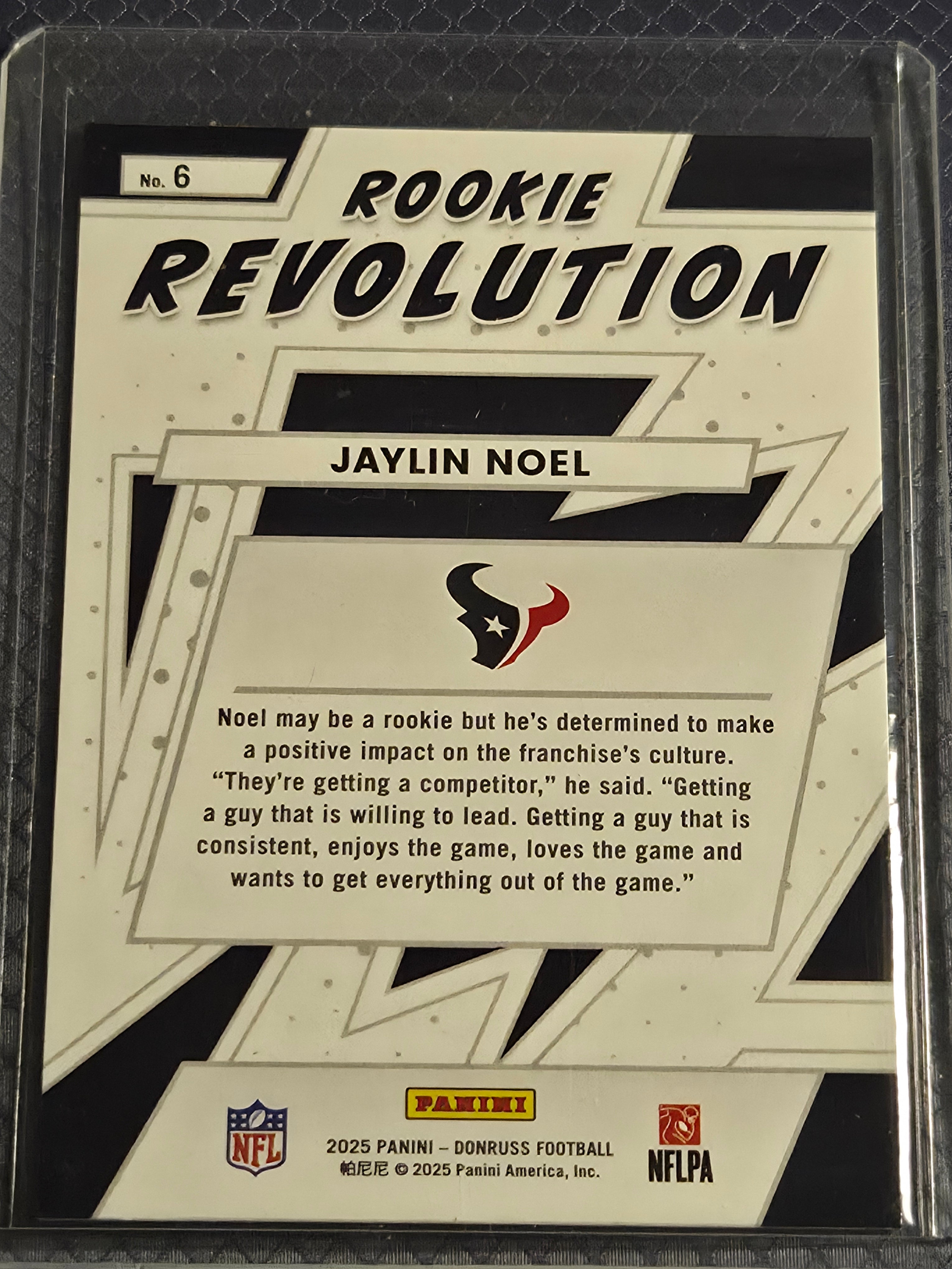 Panini Donruss Jaylin Noel #6 Rookie Revolution