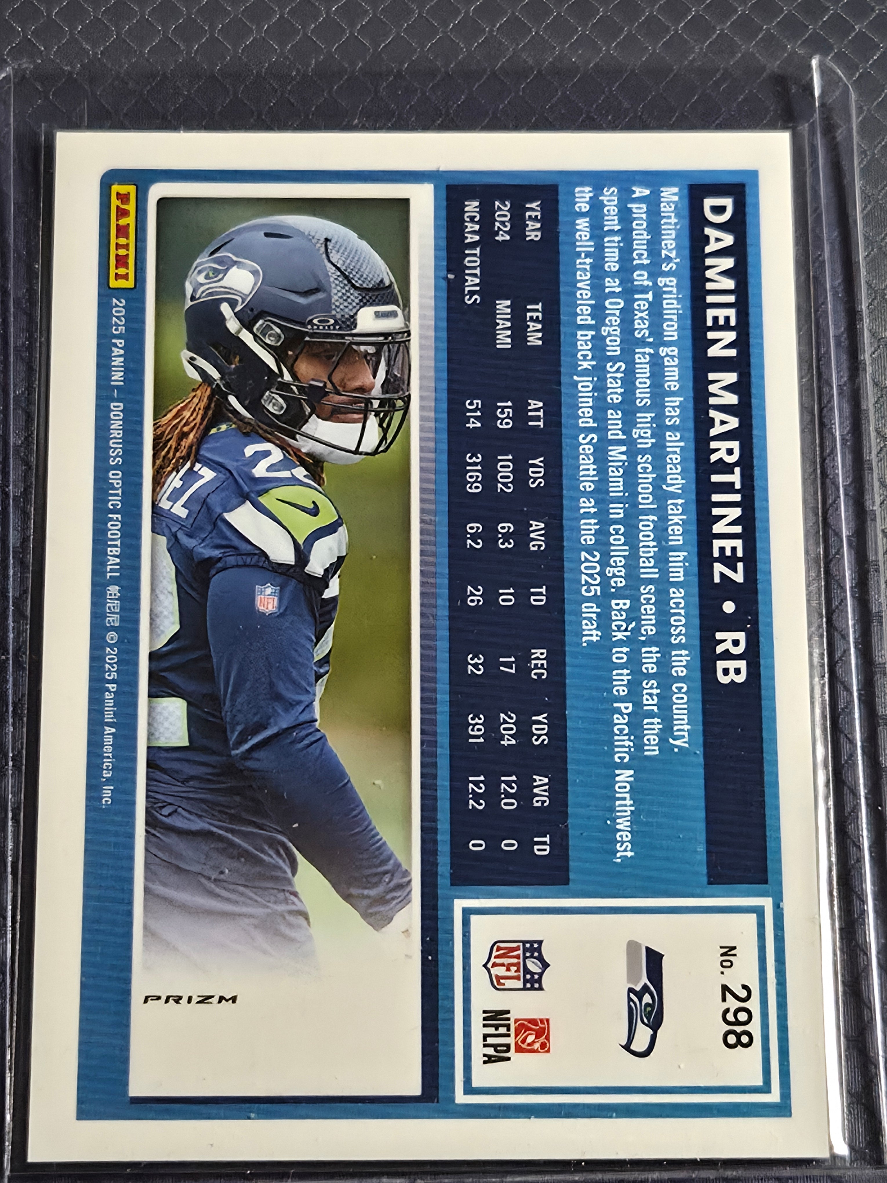 2025 Panini Optic Damien Martinez #298 Blue Hyper