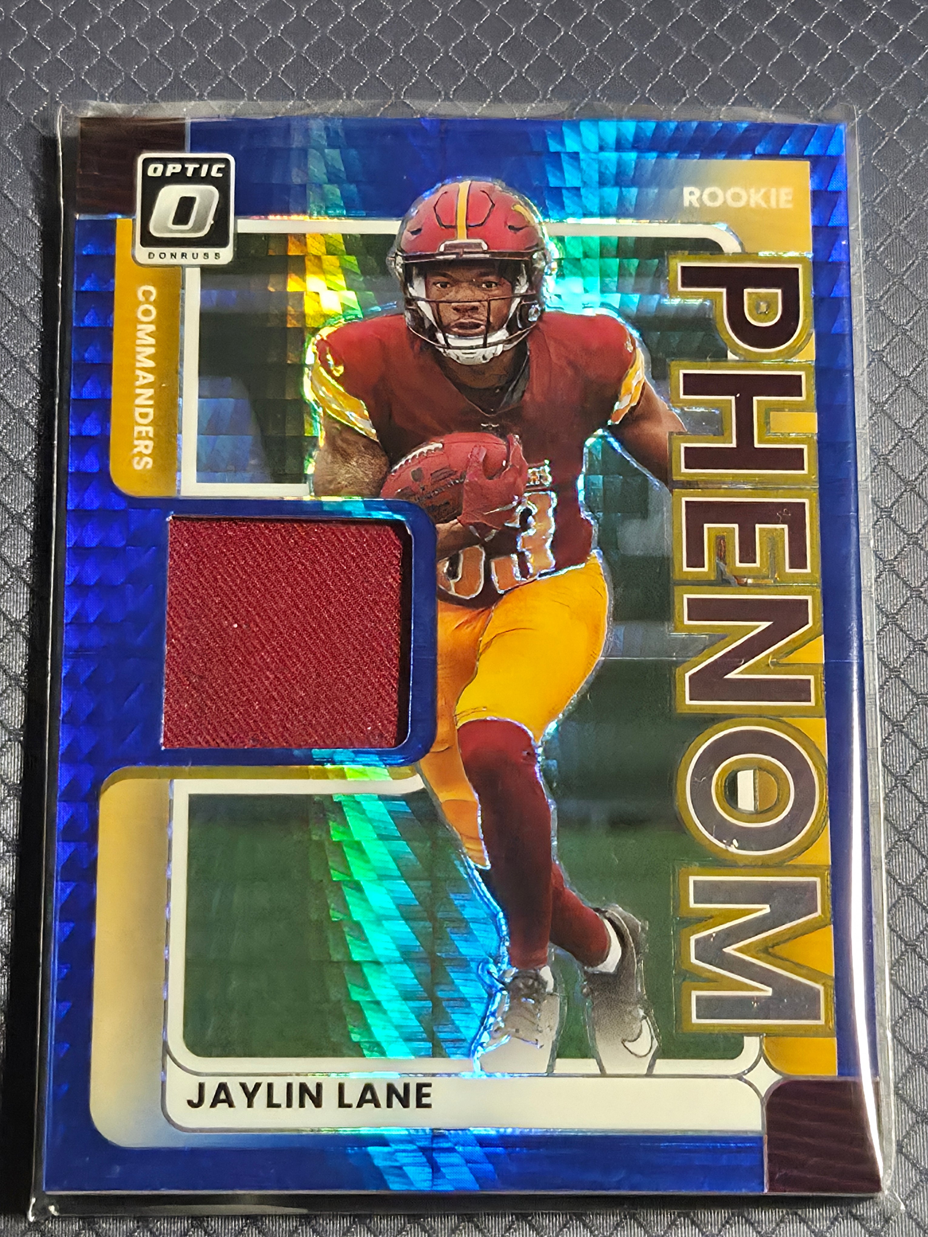 2025 Panini Optic Jaylin Lane RPBH-JLE Rookie Patch