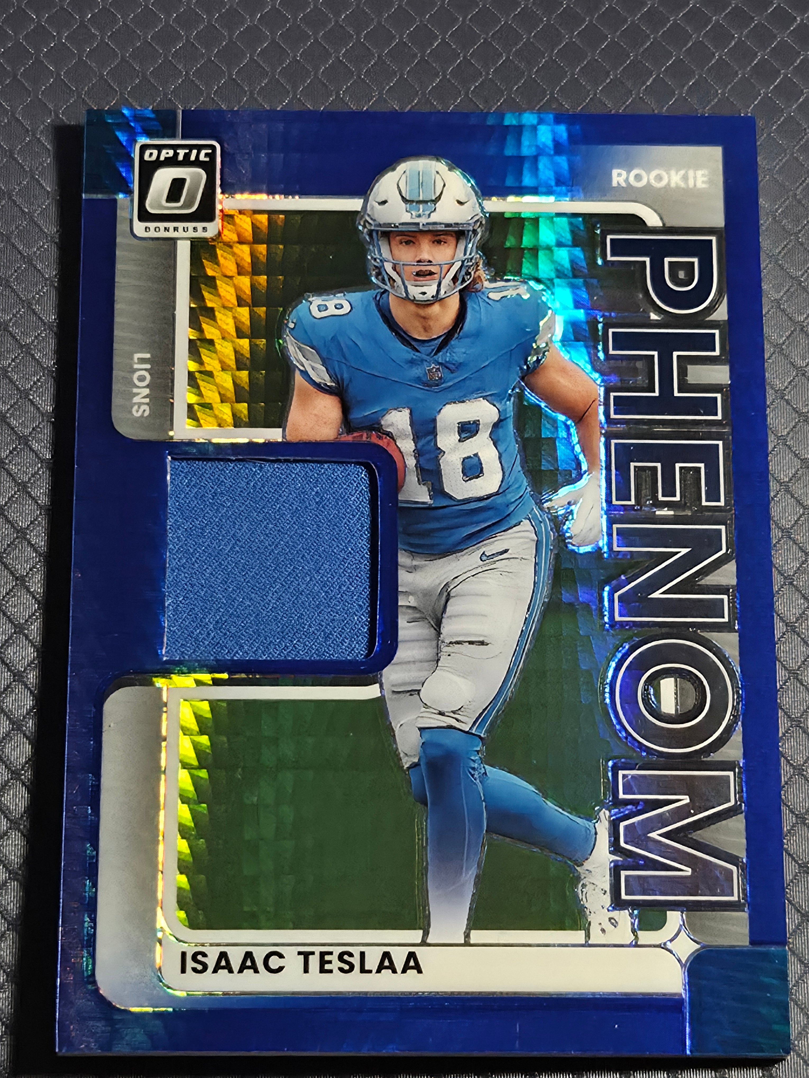 2025 Panini Optic Isaac Teslaa RPBH-ITA Rookie Patch