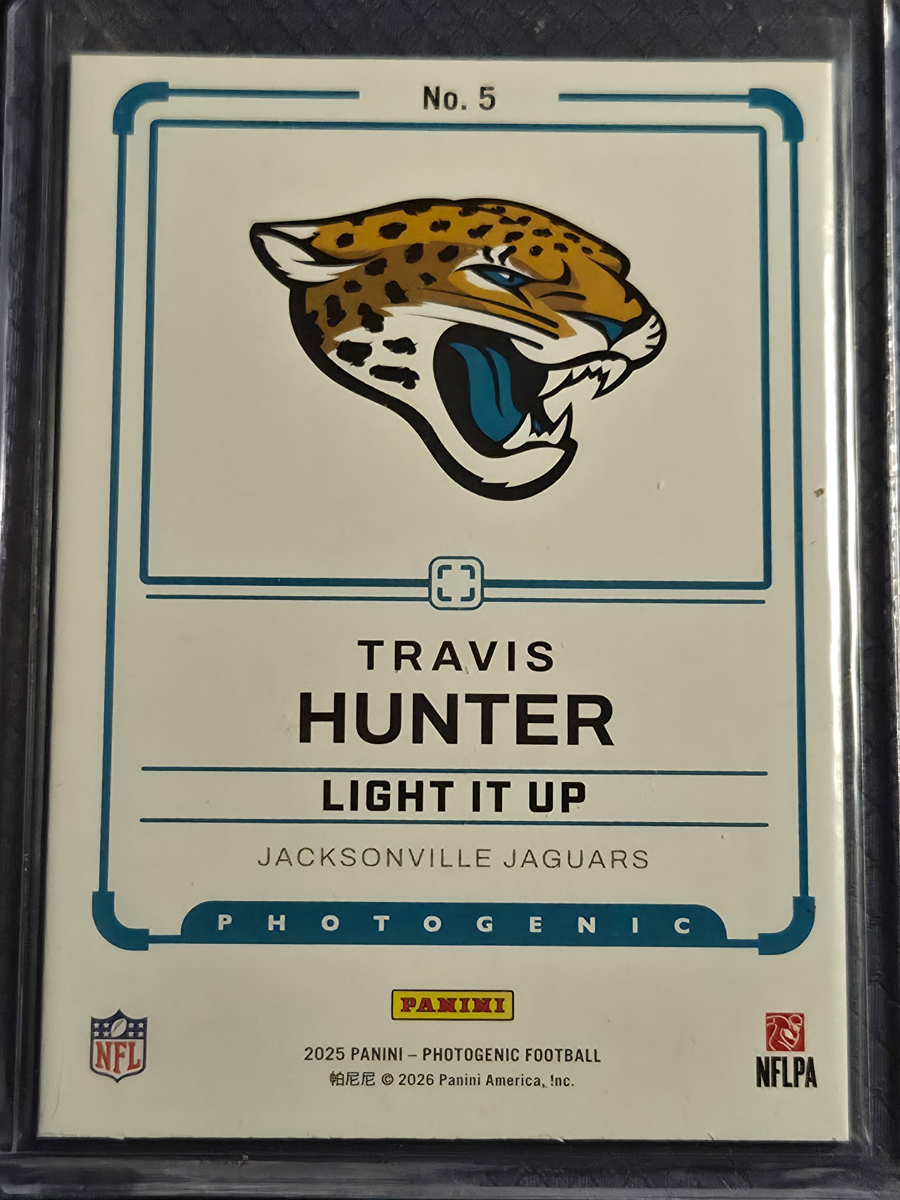 2025 Panini Photogenic #5 Travis Hunter Light It Up
