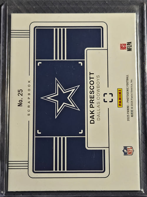 2025 Panini Photogenic #25 Dak Prescott Scrapbook