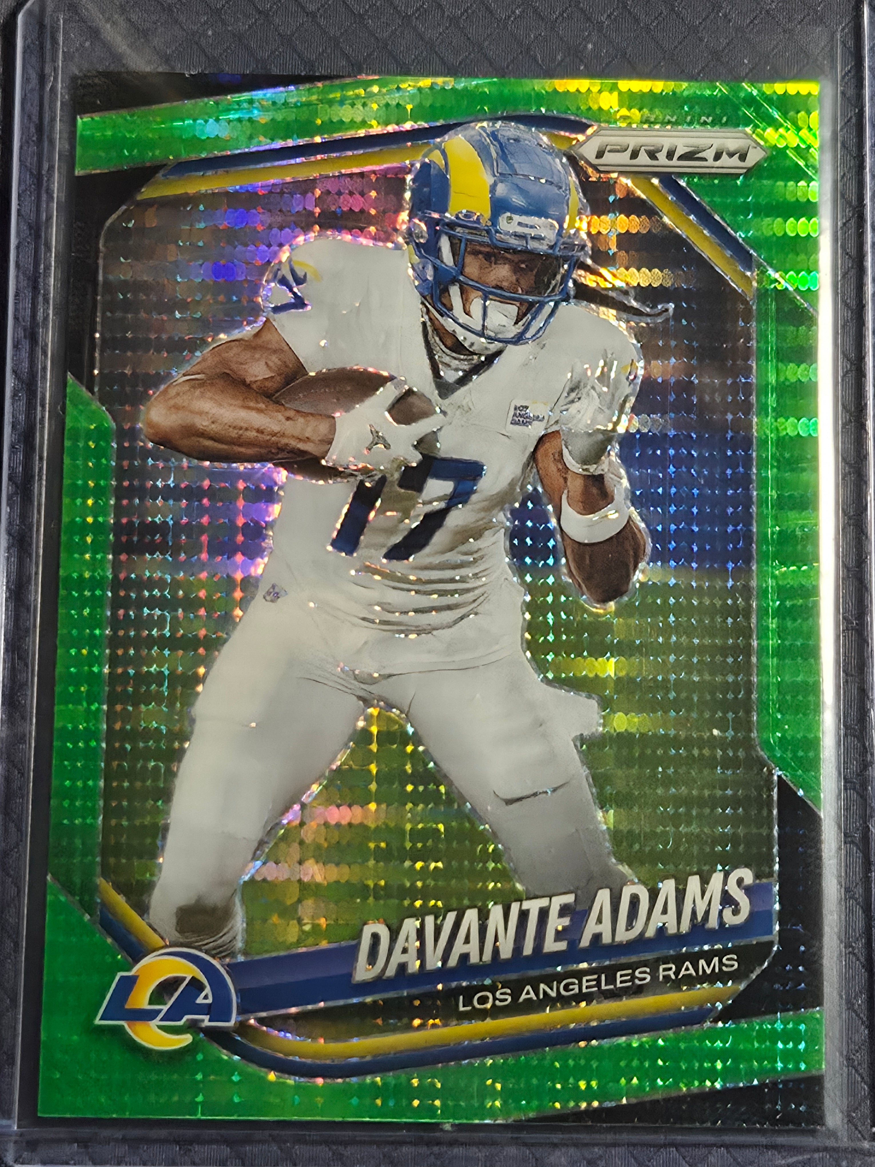2025 Panini Prizm #104 Davante Adams Neon Green Pulsar