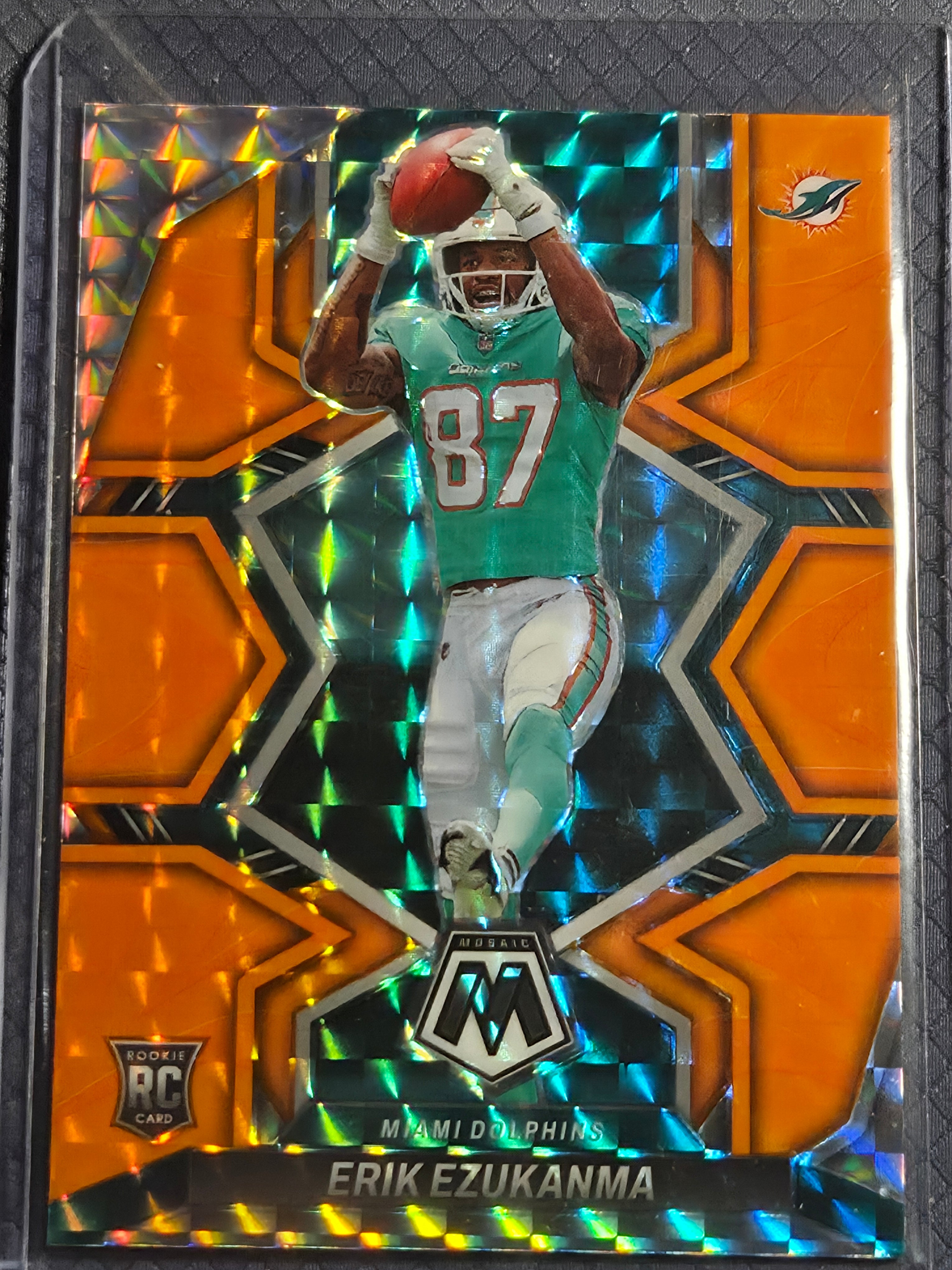 2022 Panini Mosaic #339 Erik Ezukanma Orange Rookie