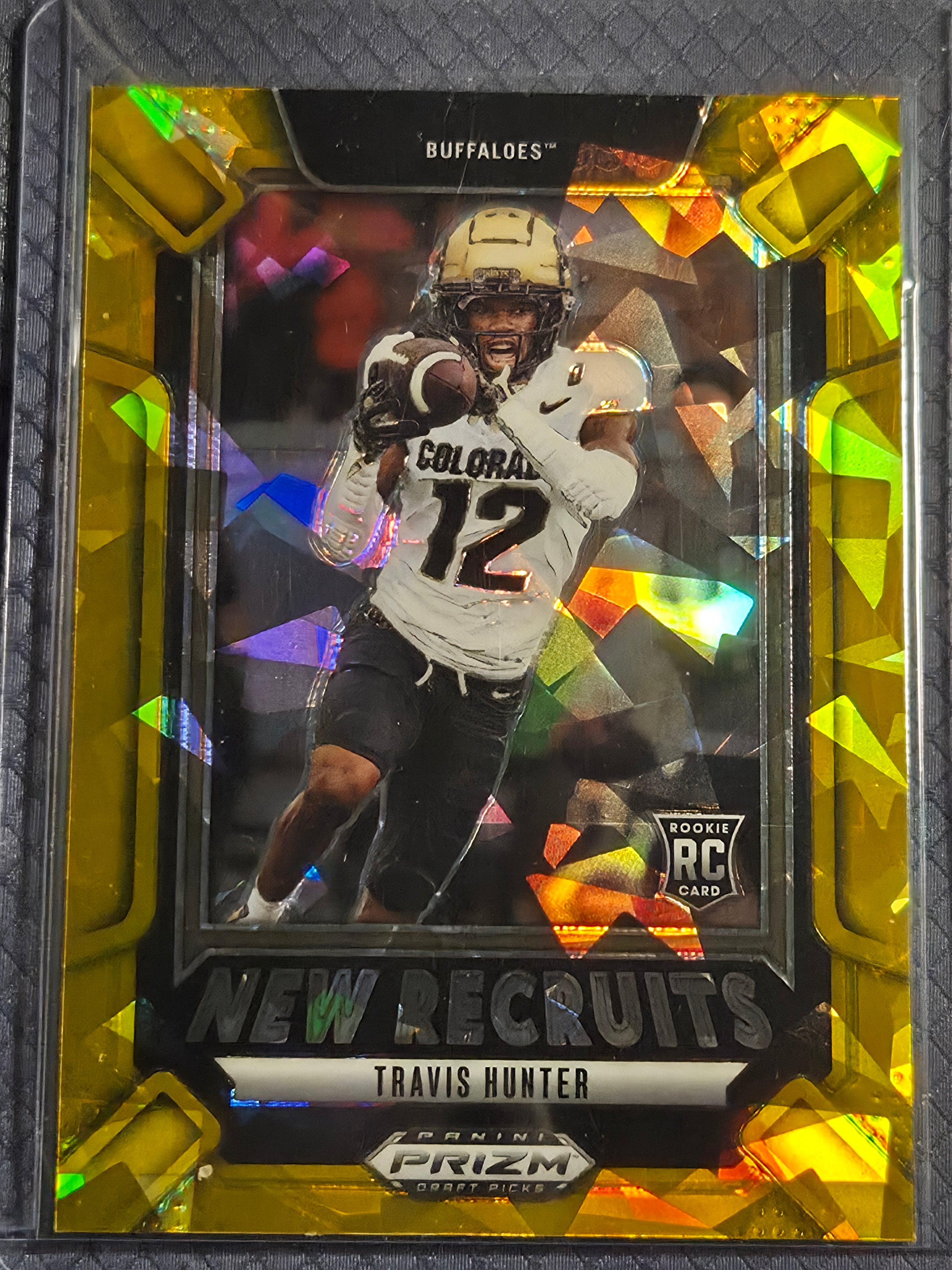 2025 Panini Prizm Draft Picks #5 Travis Hunter Gold