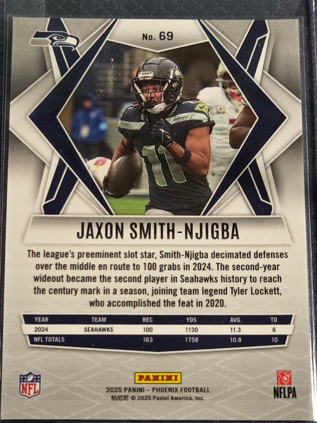 2025 Panini Phoenix #69 Jaxon Smith-Njigba Silver Hyper