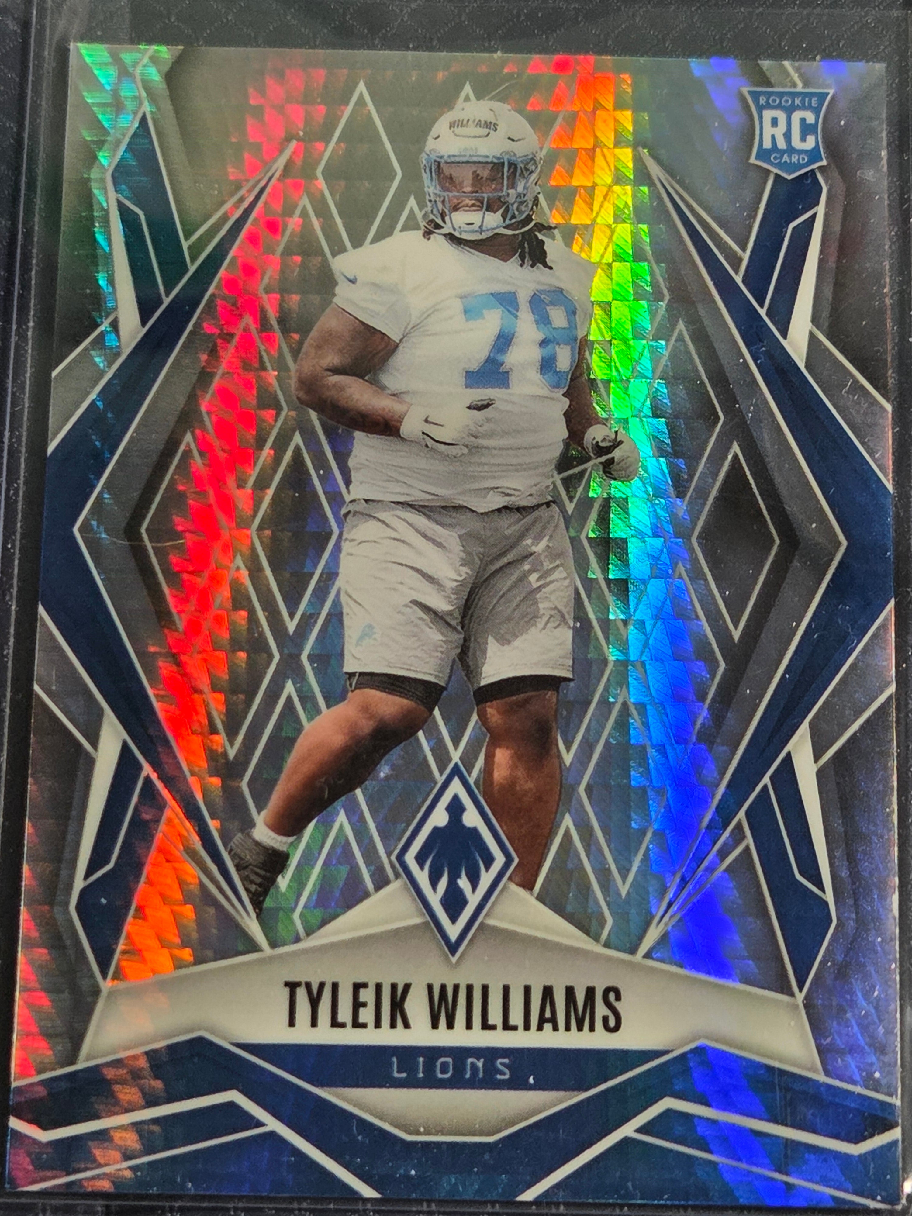 2025 Panini Phoenix #230 Tyleik Williams Silver Hyper Rookie