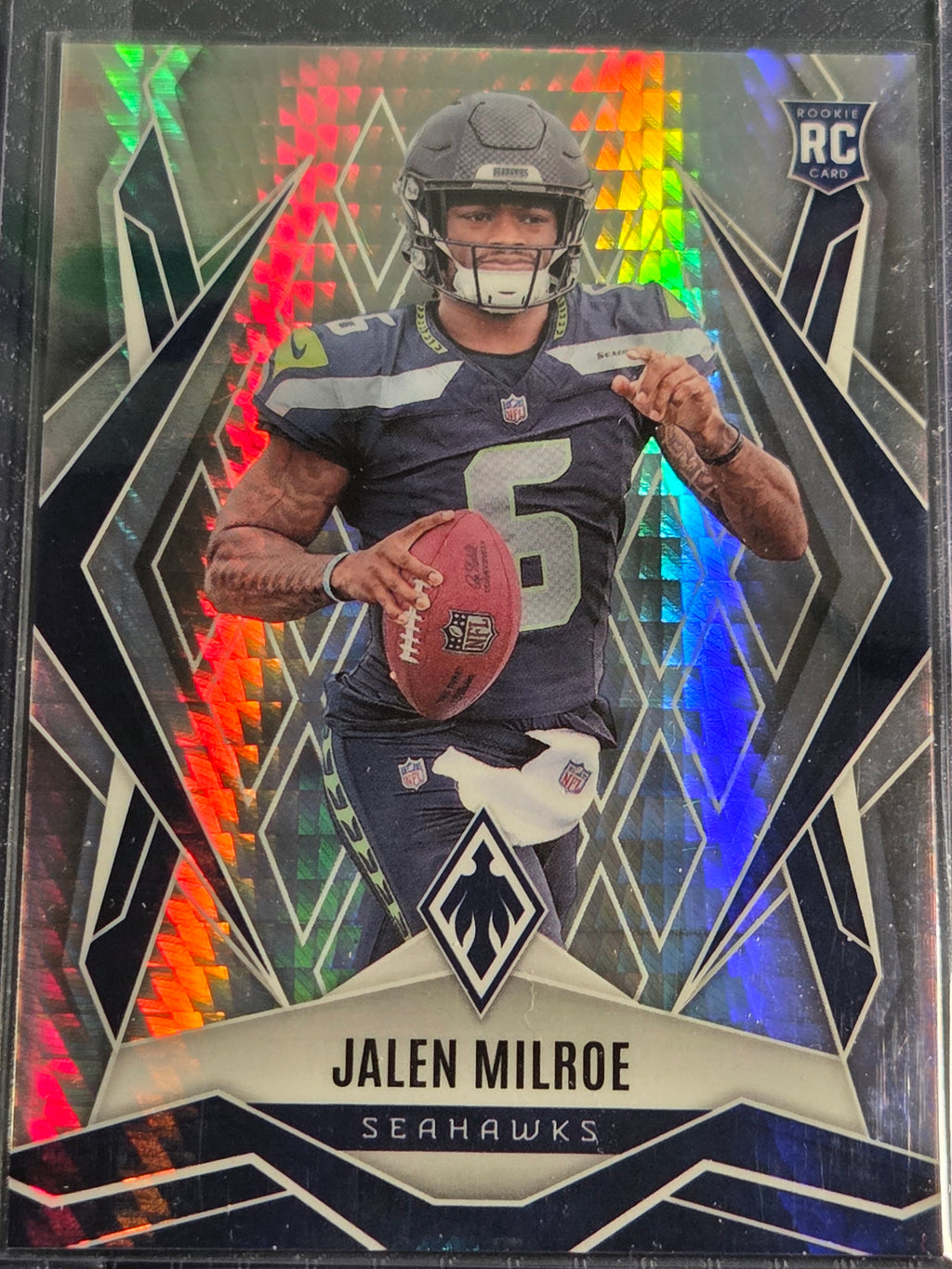 2025 Panini Phoenix #151 Jalen Milroe Silver Hyper Rookie