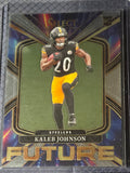 2025 Panini Select Kaleb Johnson #22 Pittsburgh Steelers Future Insert