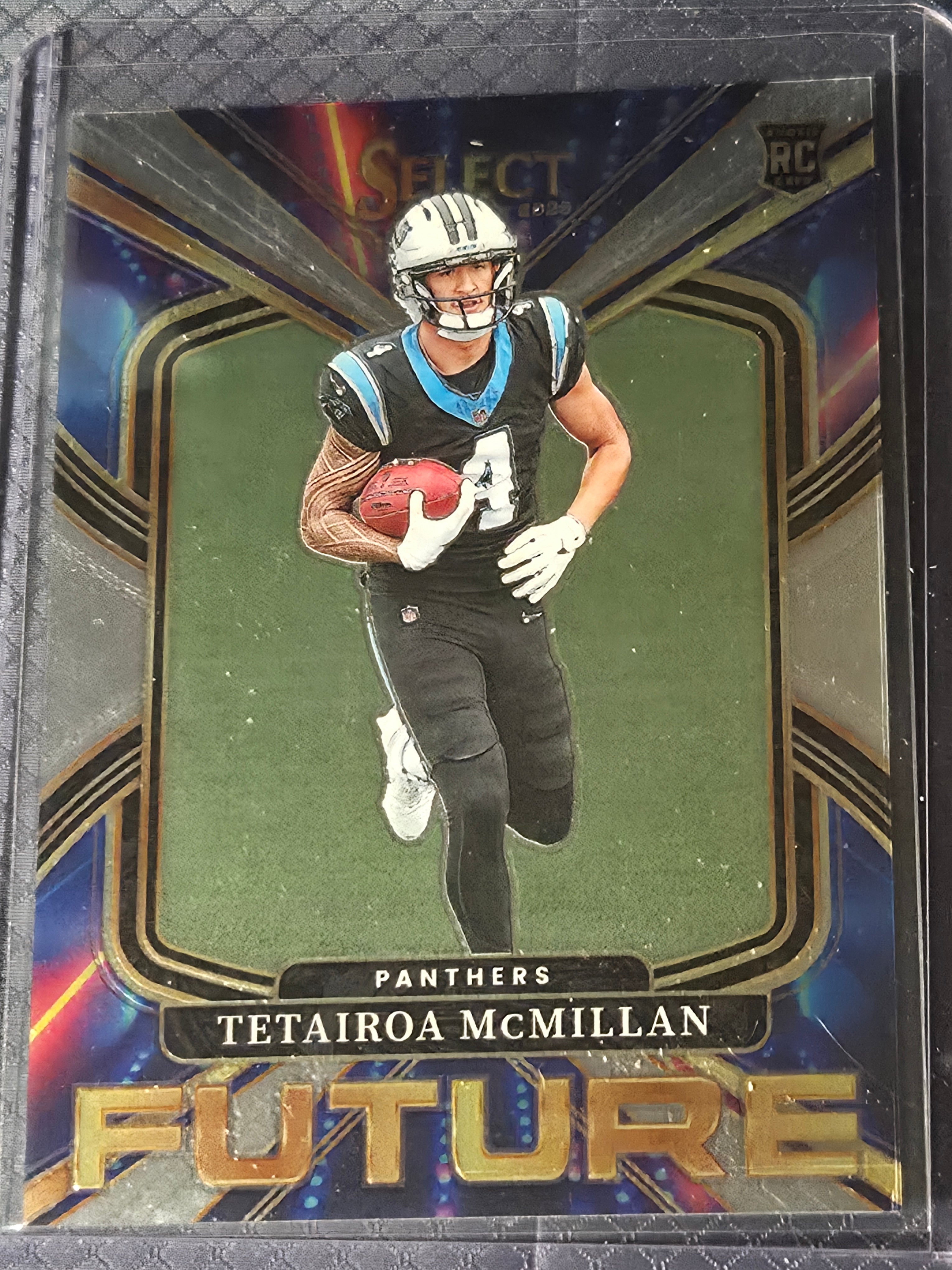 2025 Panini Select Tetairoa McMillan #1 Carolina Panthers Future Insert