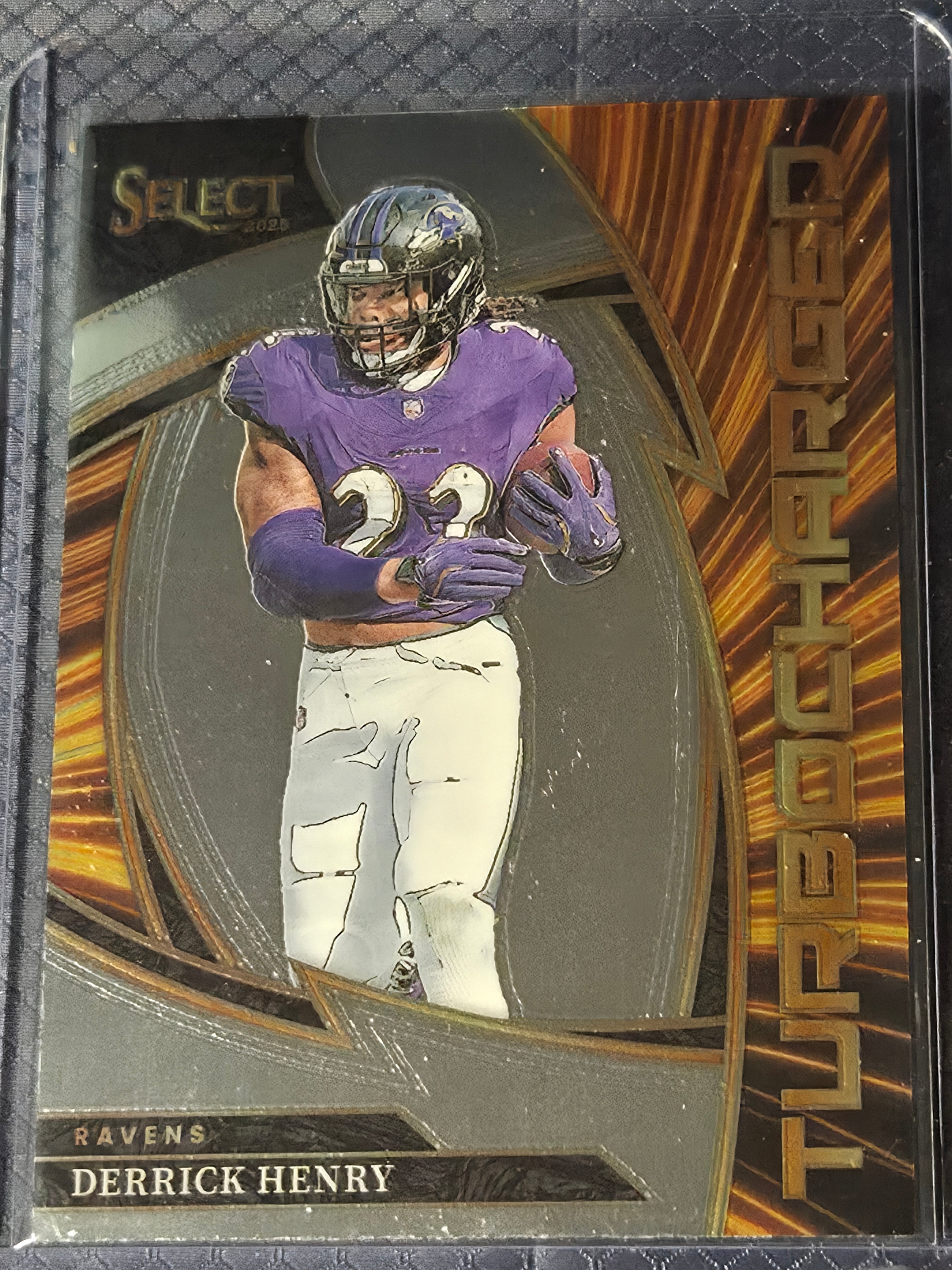 2025 Panini Select Derrick Henry #17 Baltimore Ravens Turbocharged Insert