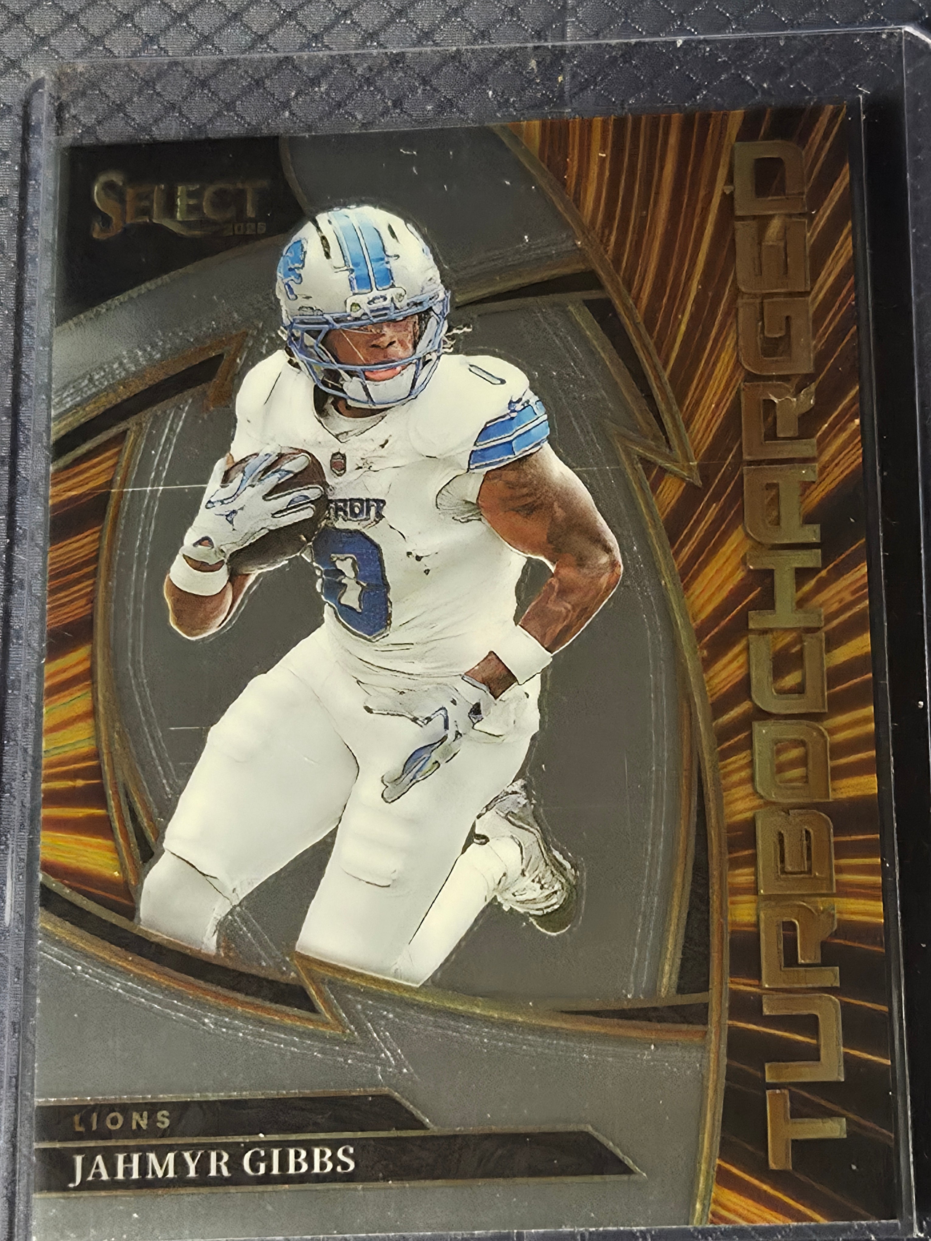 2025 Panini Select Jahmyr Gibbs #14 Detroit Lions Turbocharged Insert