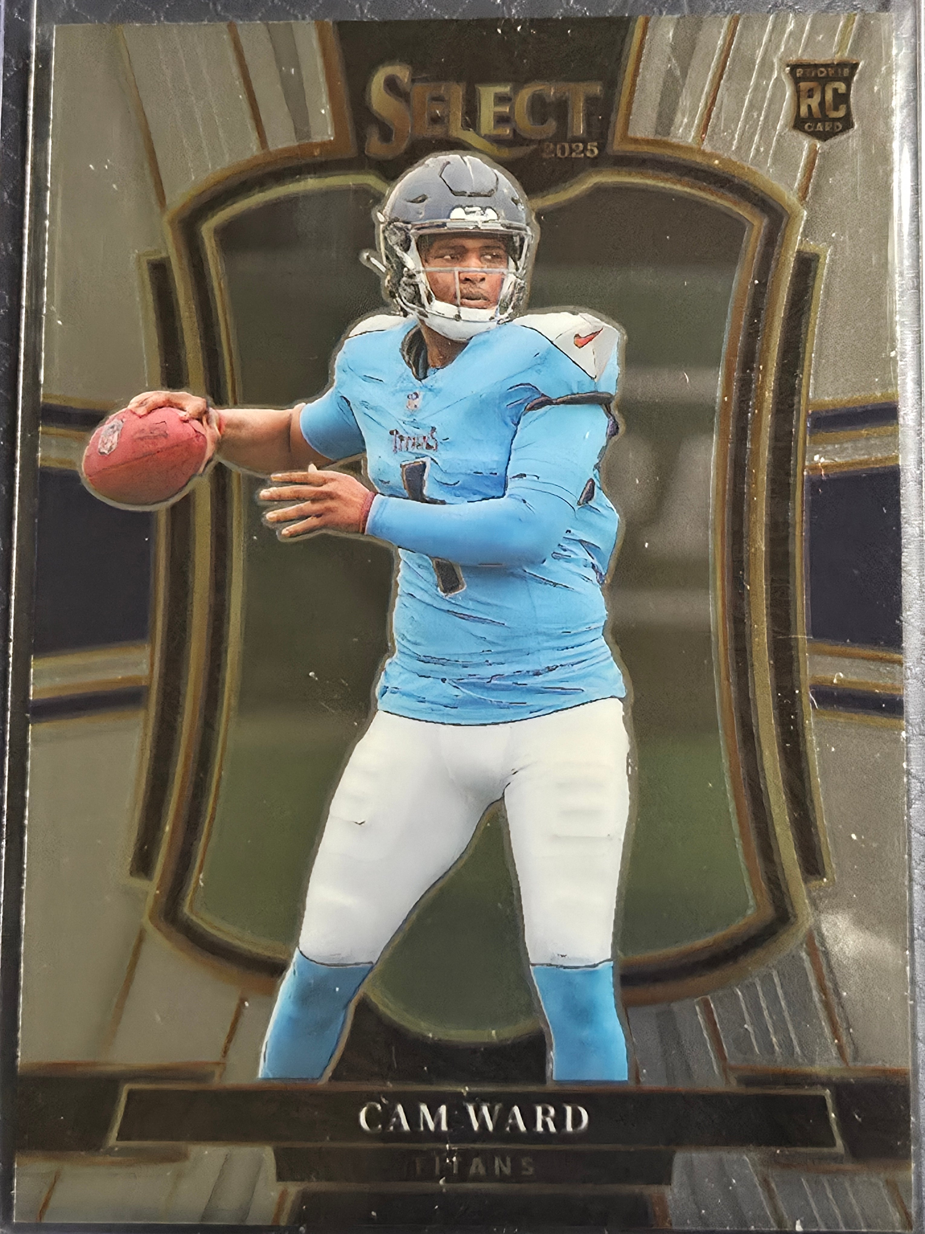 2025 Panini Select Cam Ward #126 Tennessee Titans Premier Level
