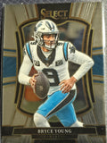 2025 Panini Select Bryce Young #145 Carolina Panthers Premier Level