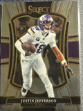 2025 Panini Select Justin Jefferson #163 Minnesota Vikings Premier Level