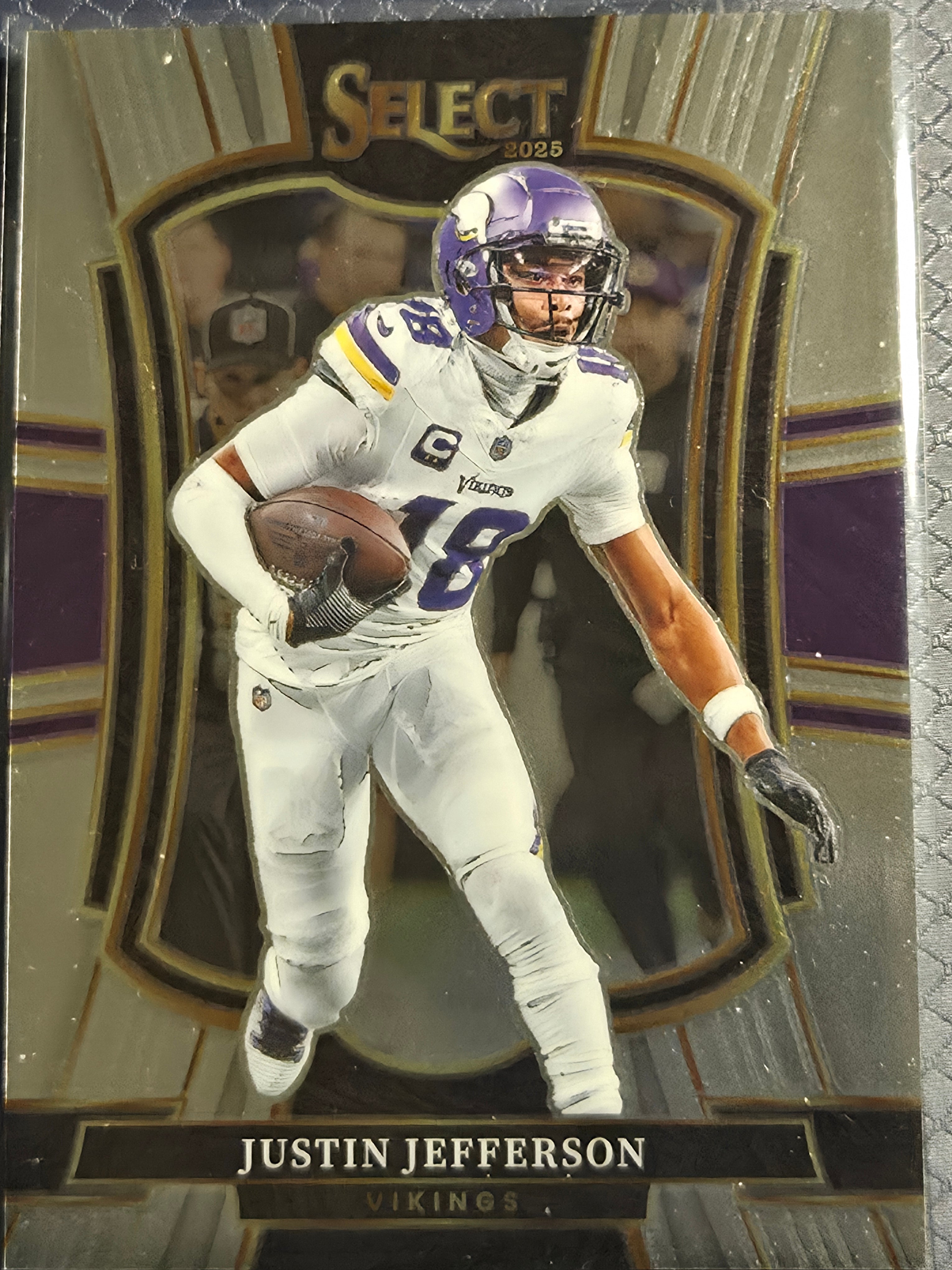 2025 Panini Select Justin Jefferson #163 Minnesota Vikings Premier Level