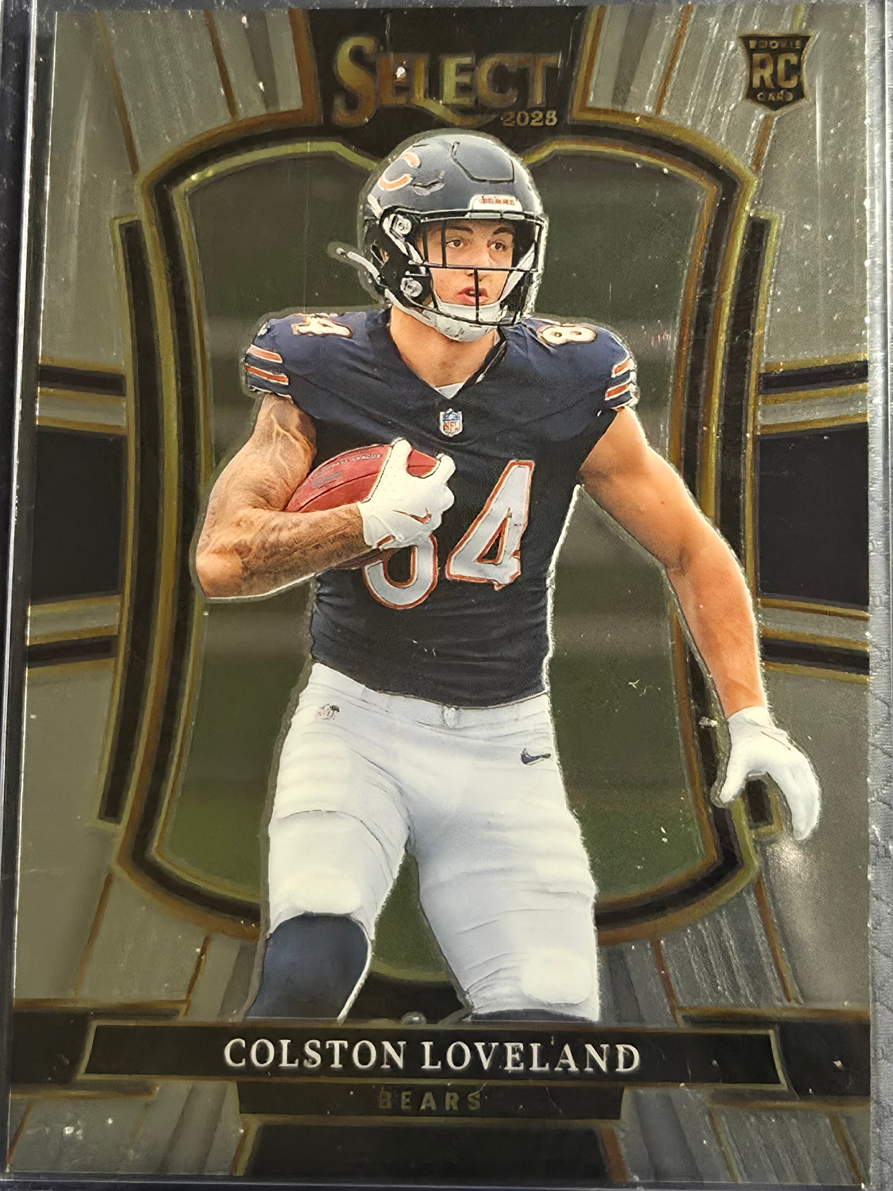 2025 Panini Select Colston Loveland #172 Chicago Bears Premier Level