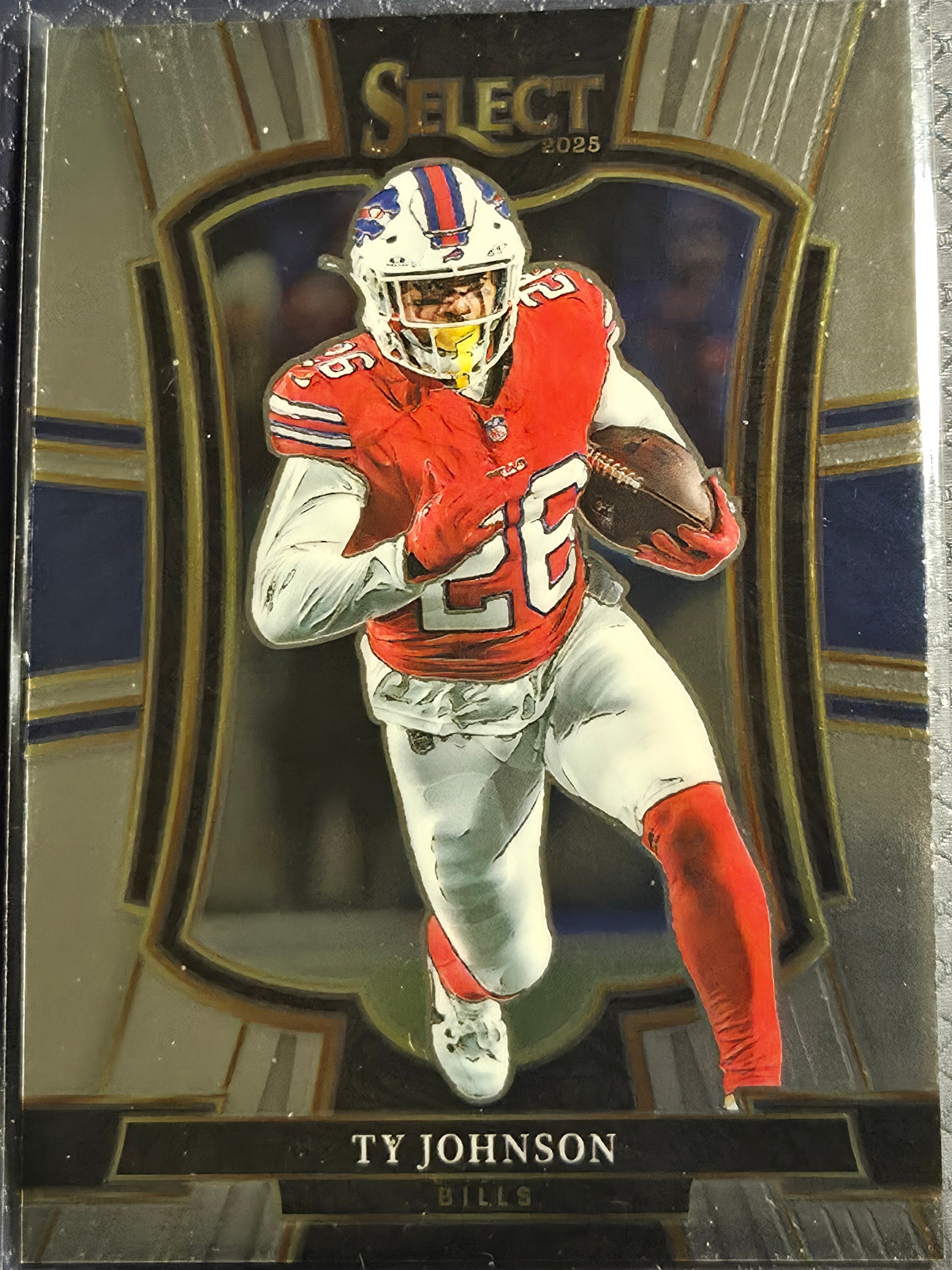 2025 Panini Select Ty Johnson #186 Buffalo Bills Premier Level