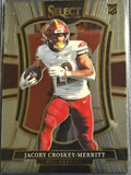 2025 Panini Select Jacory Croskey-Merritt #188 Washington Commanders Premier Level