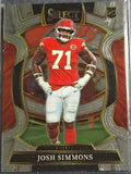 8 Josh Simmons - 2025 Panini Select Football Concourse