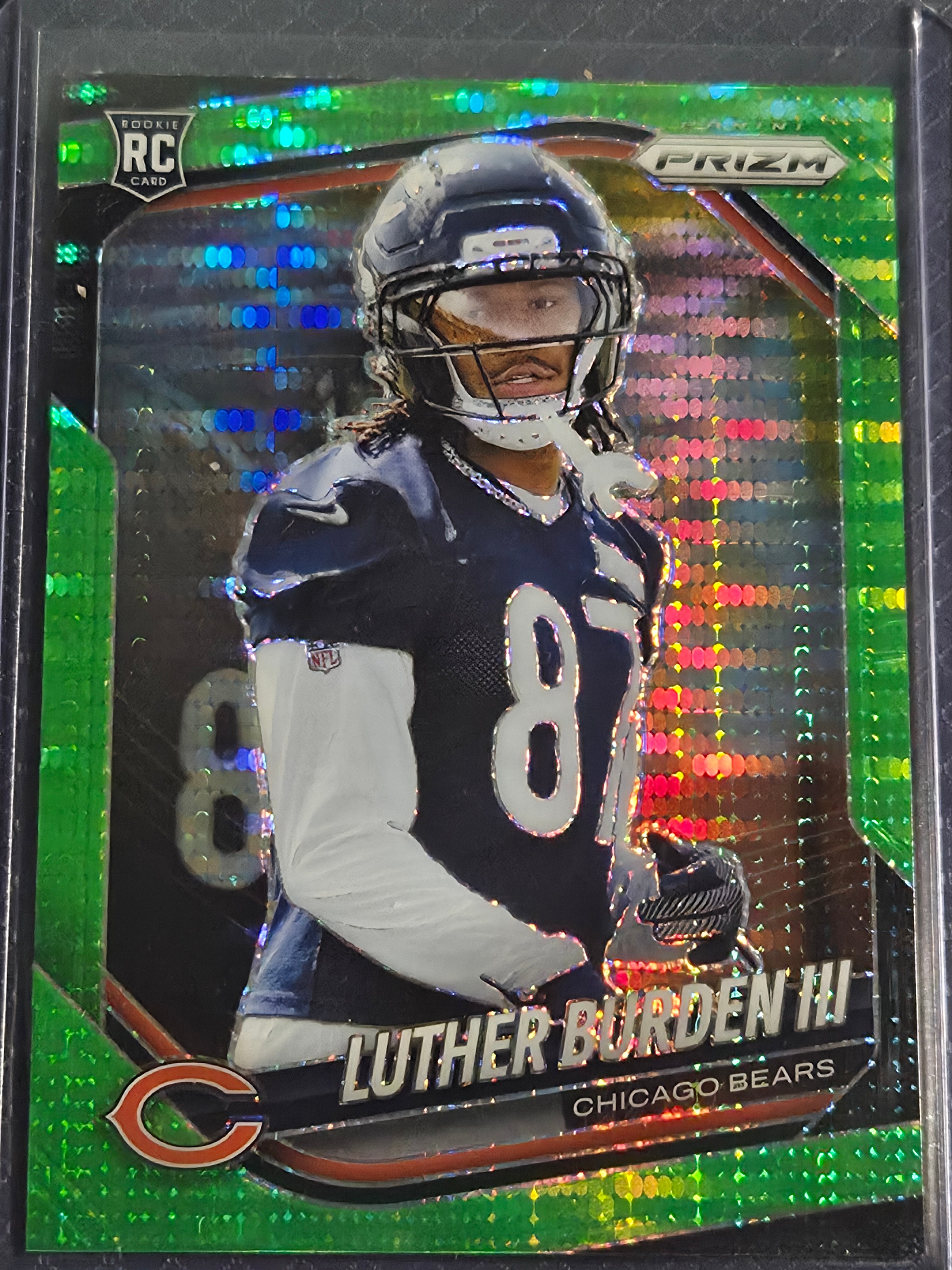 2025 Panini Prizm Luther Burden III #331 Neon Green Pulsar
