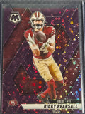 2025 Panini Mosaic Ricky Pearsall #198 13/50 Purple No Huddle