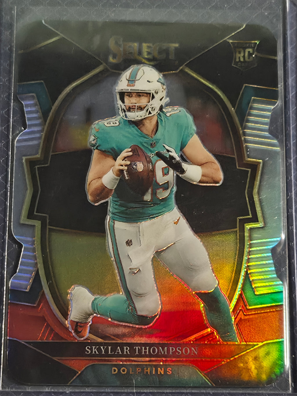 2022 Panini Select Skylar Thompson #96 Black/Red