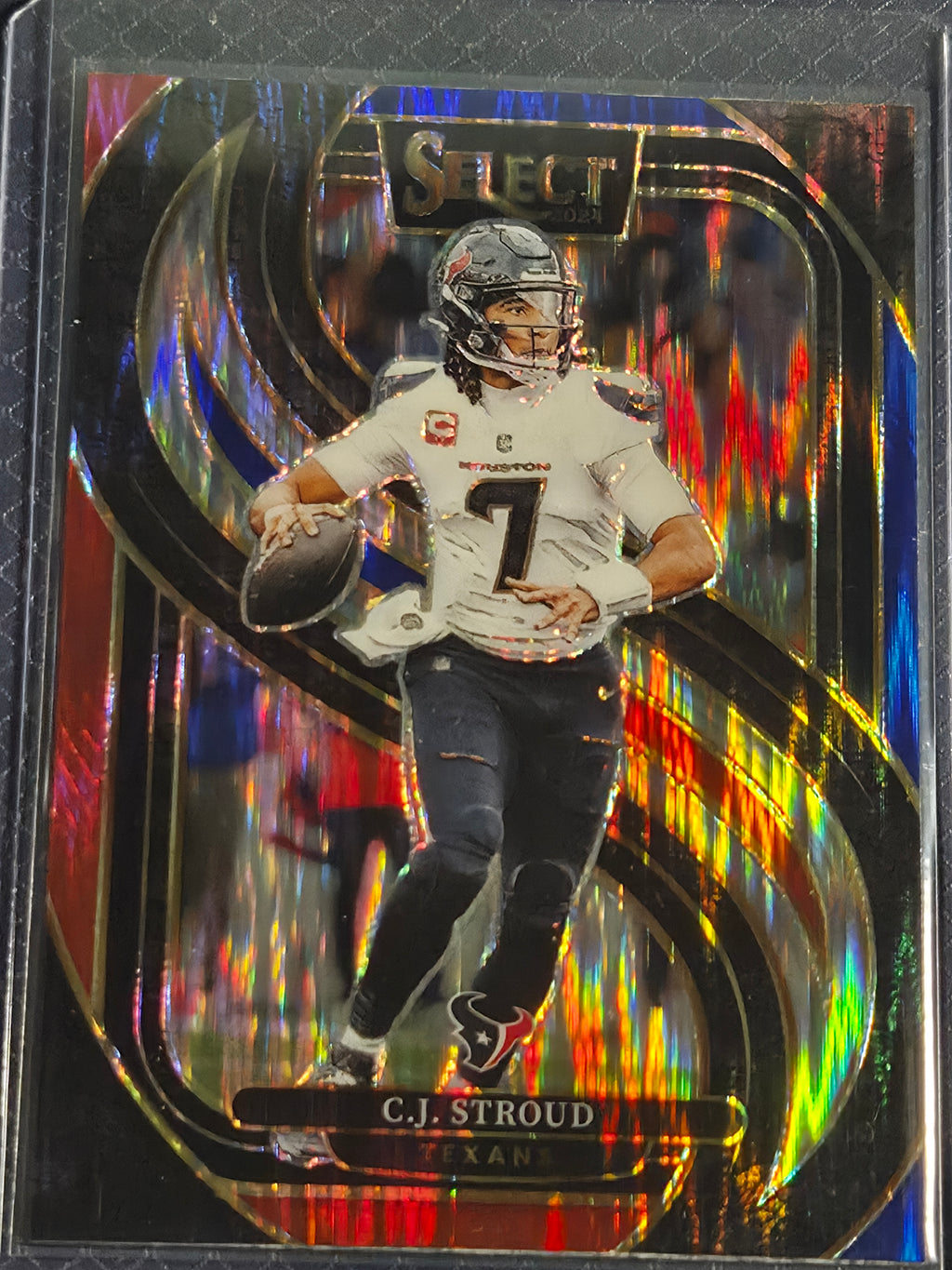 2024 Panini Prizm C.J. Stroud #128 Red/Blue