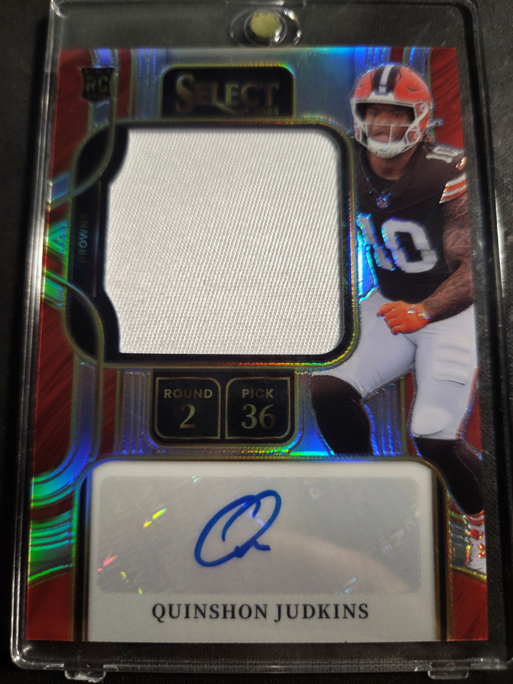 2025 Panini Select Quinshon Judkins Prime Selection /199 Rookie RC