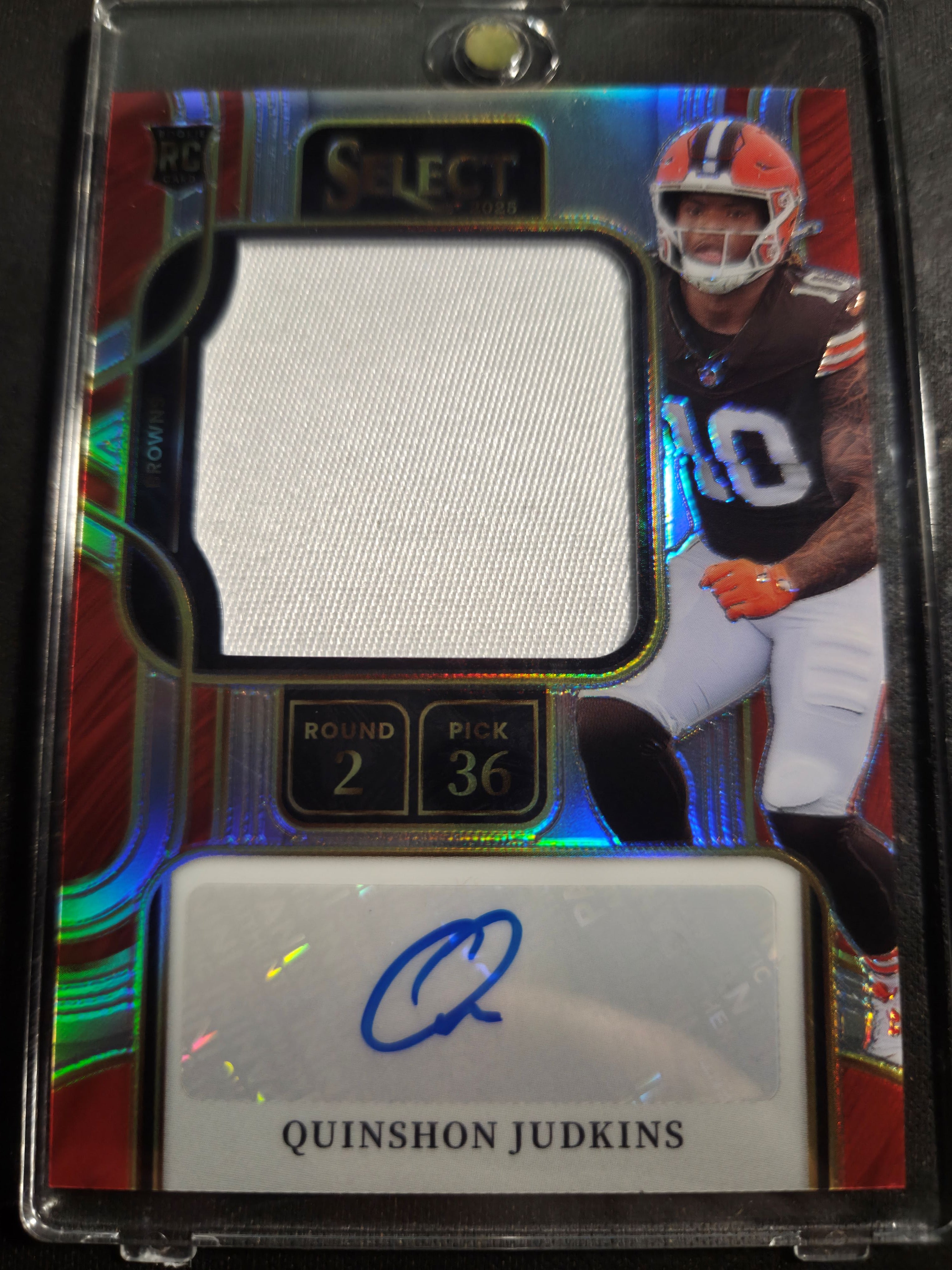 2025 Panini Select Quinshon Judkins Prime Selection /199 Rookie RC