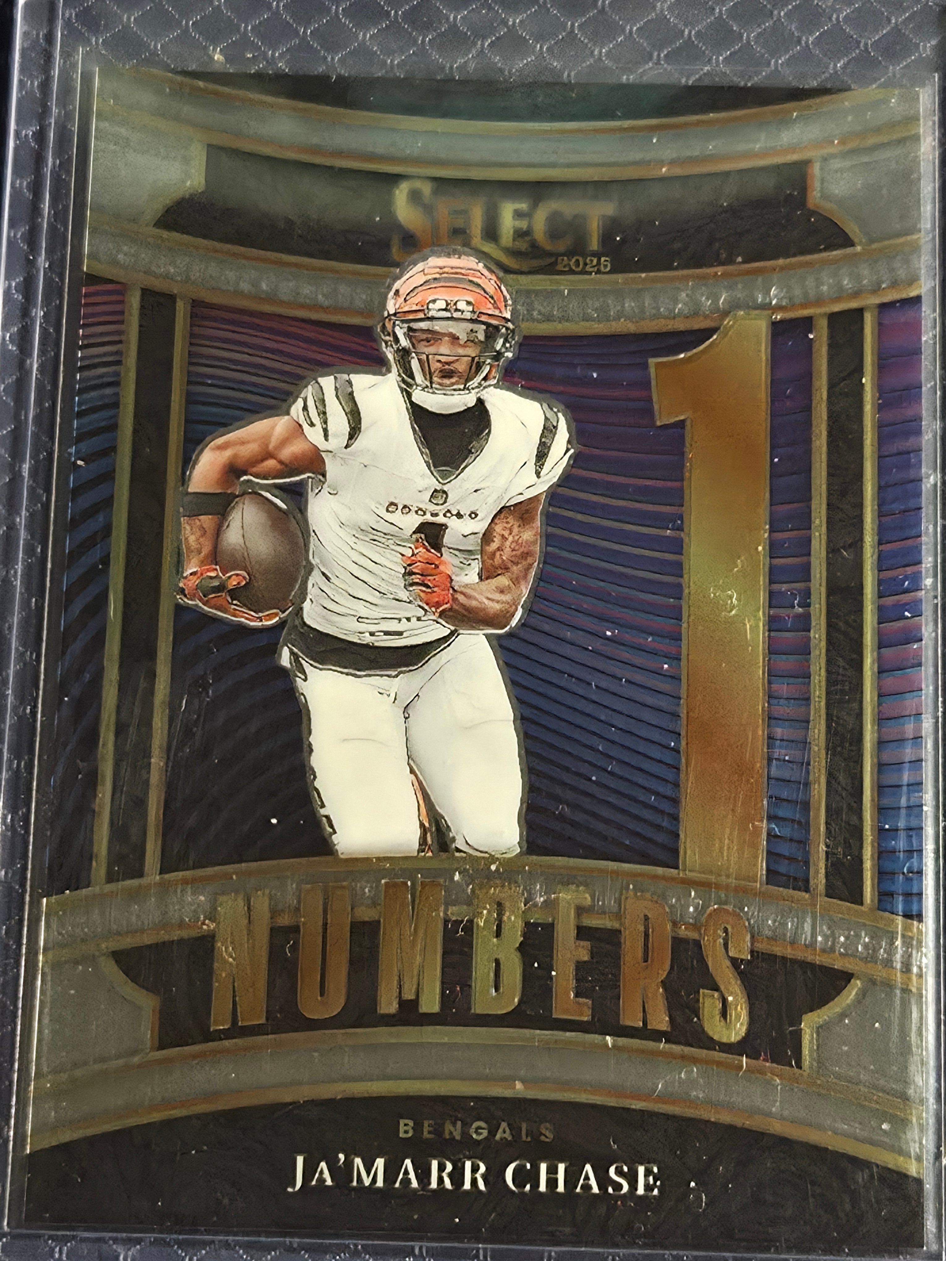 2025 Panini Select Ja'Marr Chase #3 Cincinnati Bengals Numbers Insert