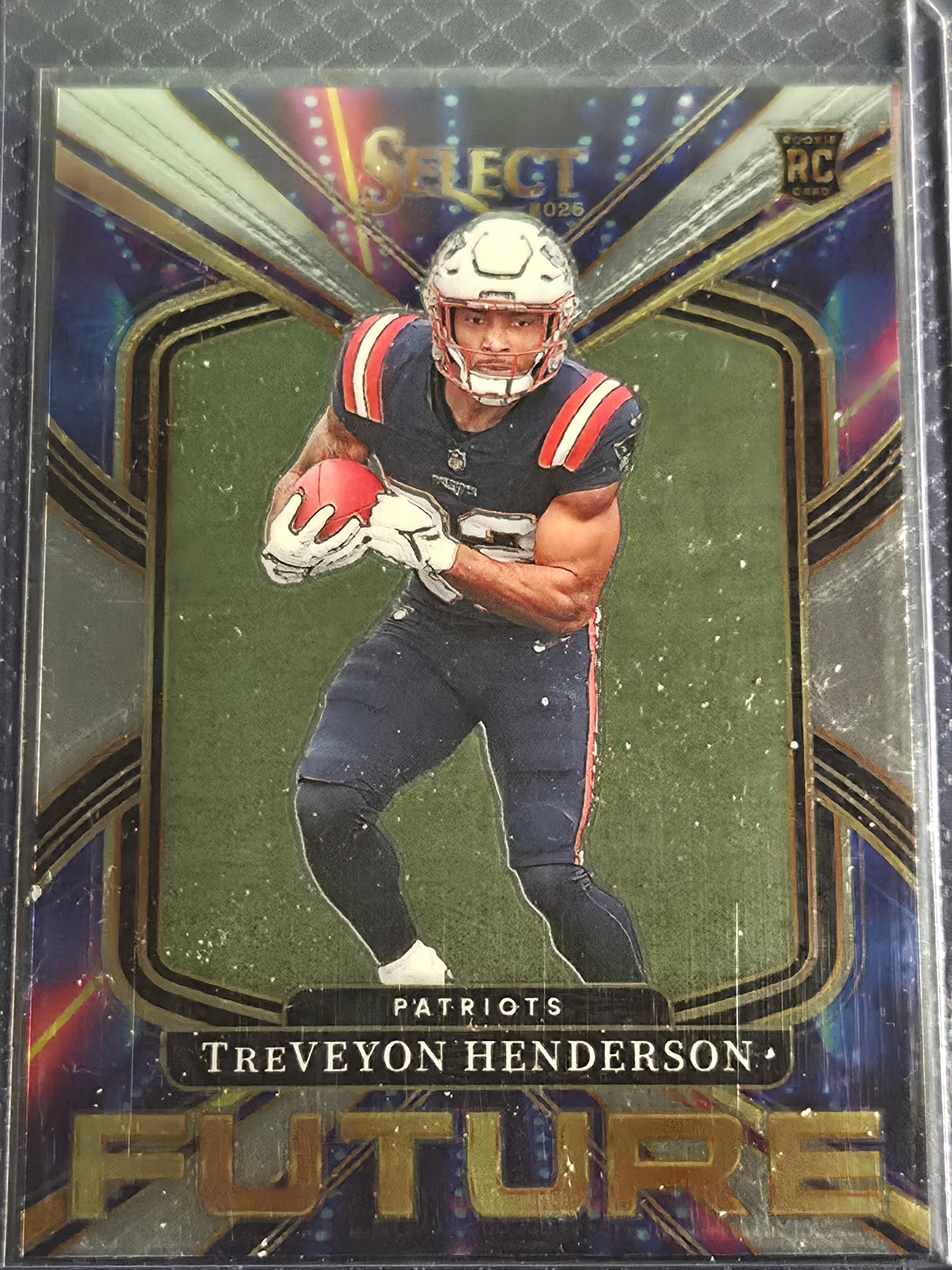2025 Panini Select TreVeyon Henderson #15 New England Patriots Future Insert