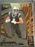 2025 Panini Select Tetairoa McMillan #22 Carolina Panthers Turbocharged Insert
