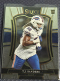 2025 Panini Select T.J. Sanders #185 Buffalo Bills Premier Level