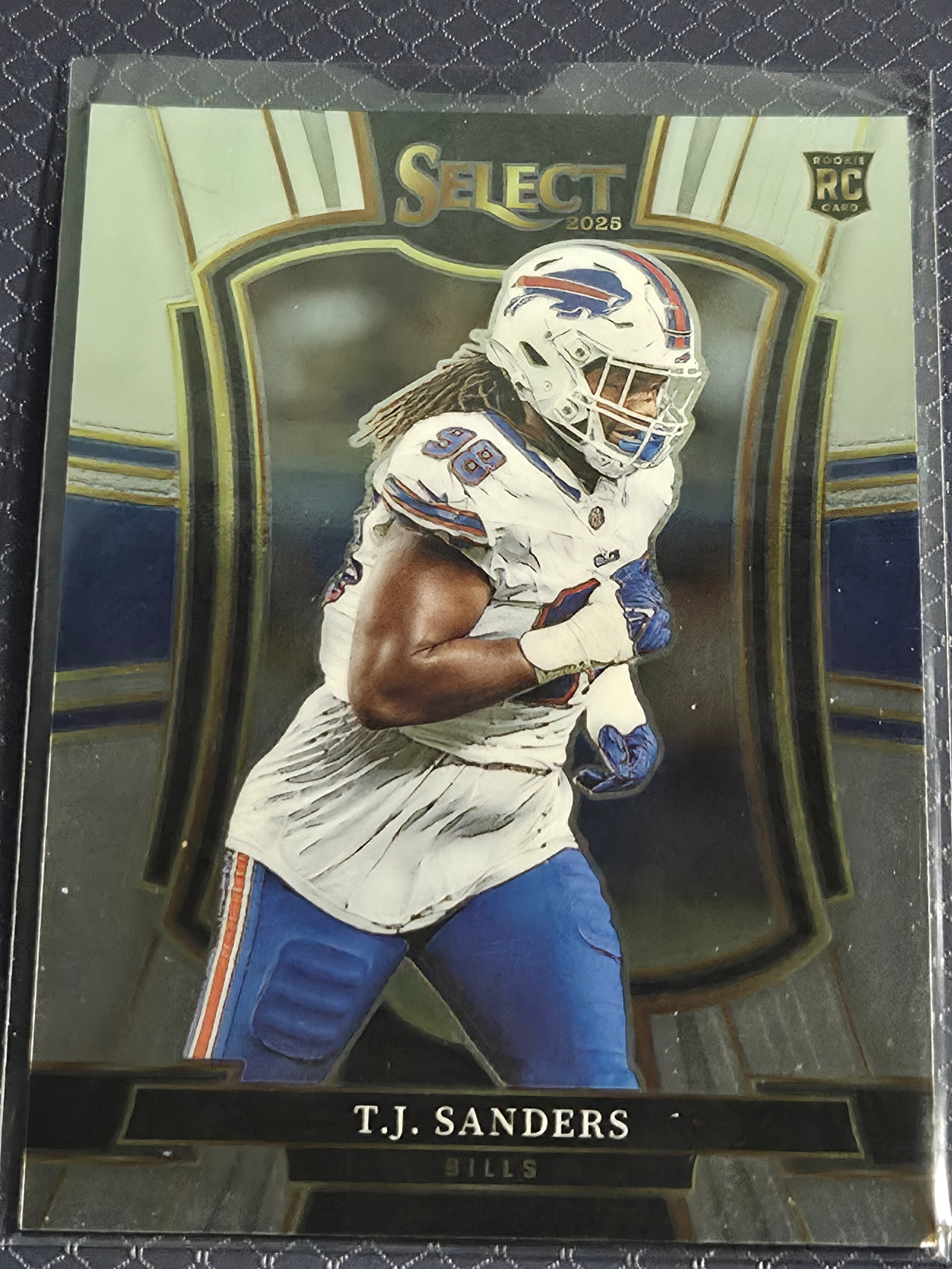 2025 Panini Select T.J. Sanders #185 Buffalo Bills Premier Level