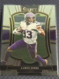 2025 Panini Select Aaron Jones #165 Minnesota Vikings Premier Level