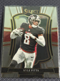 2025 Panini Select Kyle Pitts #147 Atlanta Falcons Premier Level