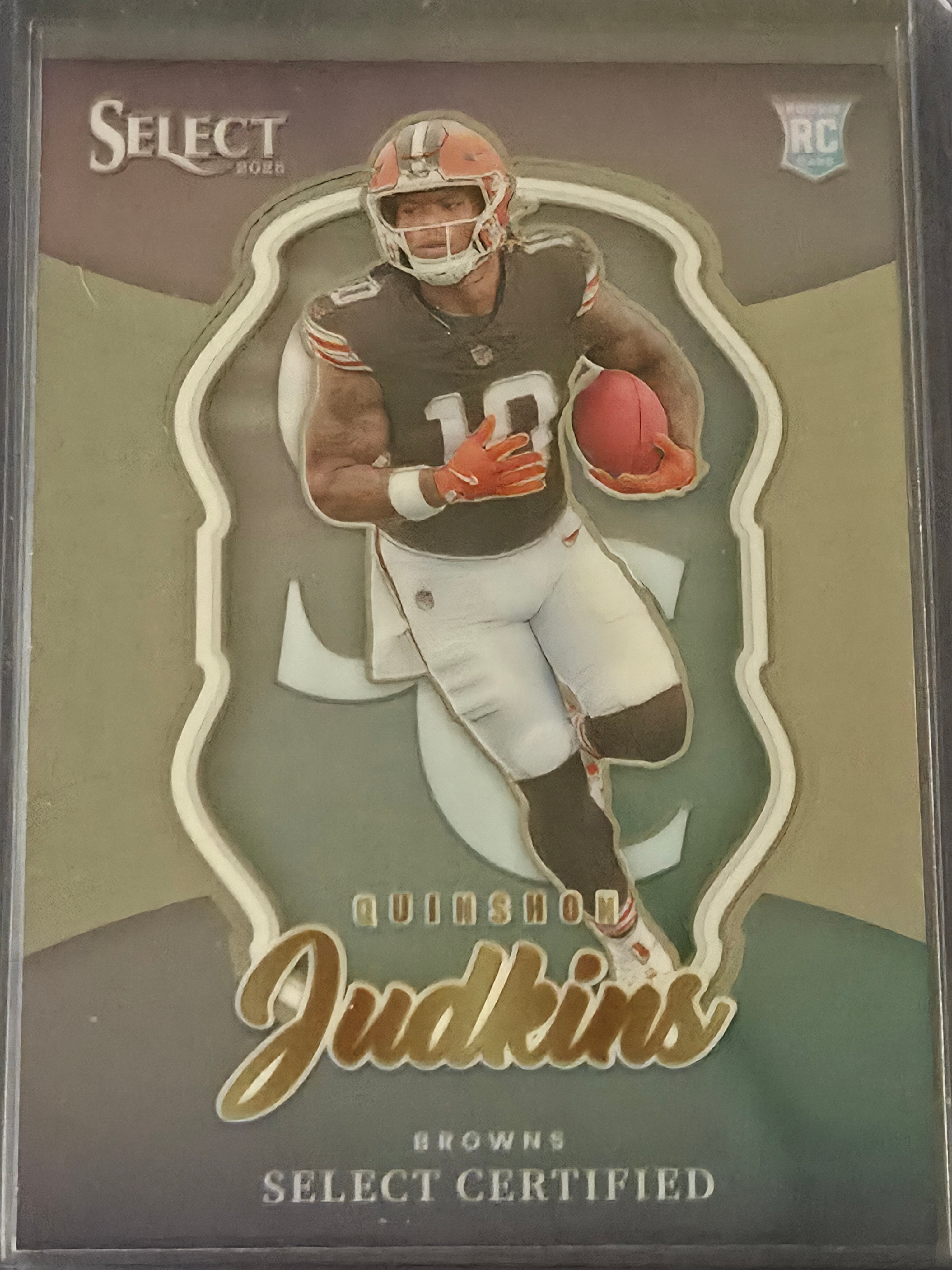 2025 Panini Select Quinshon Judkins #20 Cleveland Browns Certified Insert
