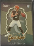 2025 Panini Select Dillon Gabriel #11 Cleveland Browns Certified Insert