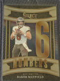 2025 Panini Select Baker Mayfield #21 Tampa Bay Buccaneers Numbers Insert
