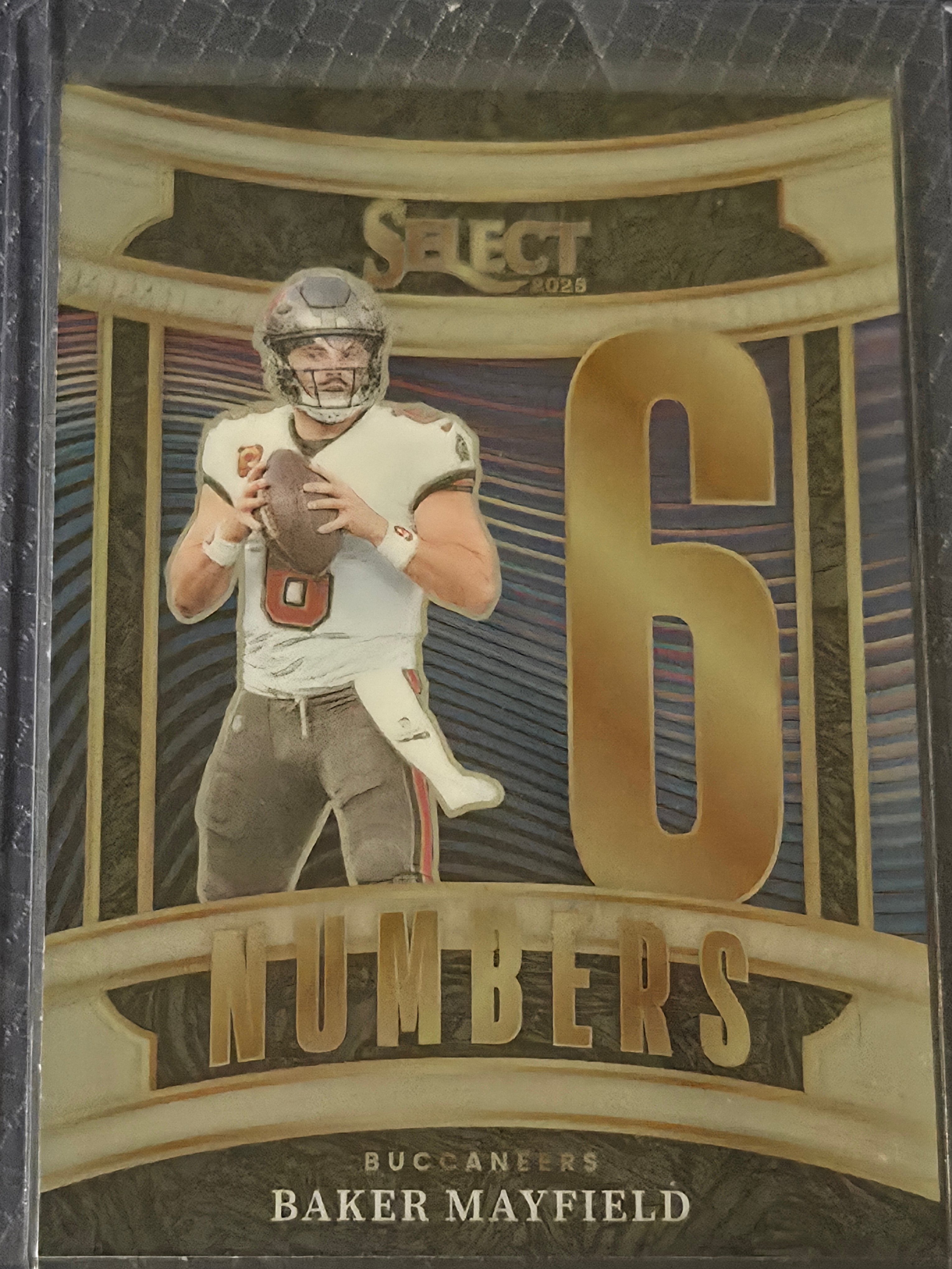 2025 Panini Select Baker Mayfield #21 Tampa Bay Buccaneers Numbers Insert