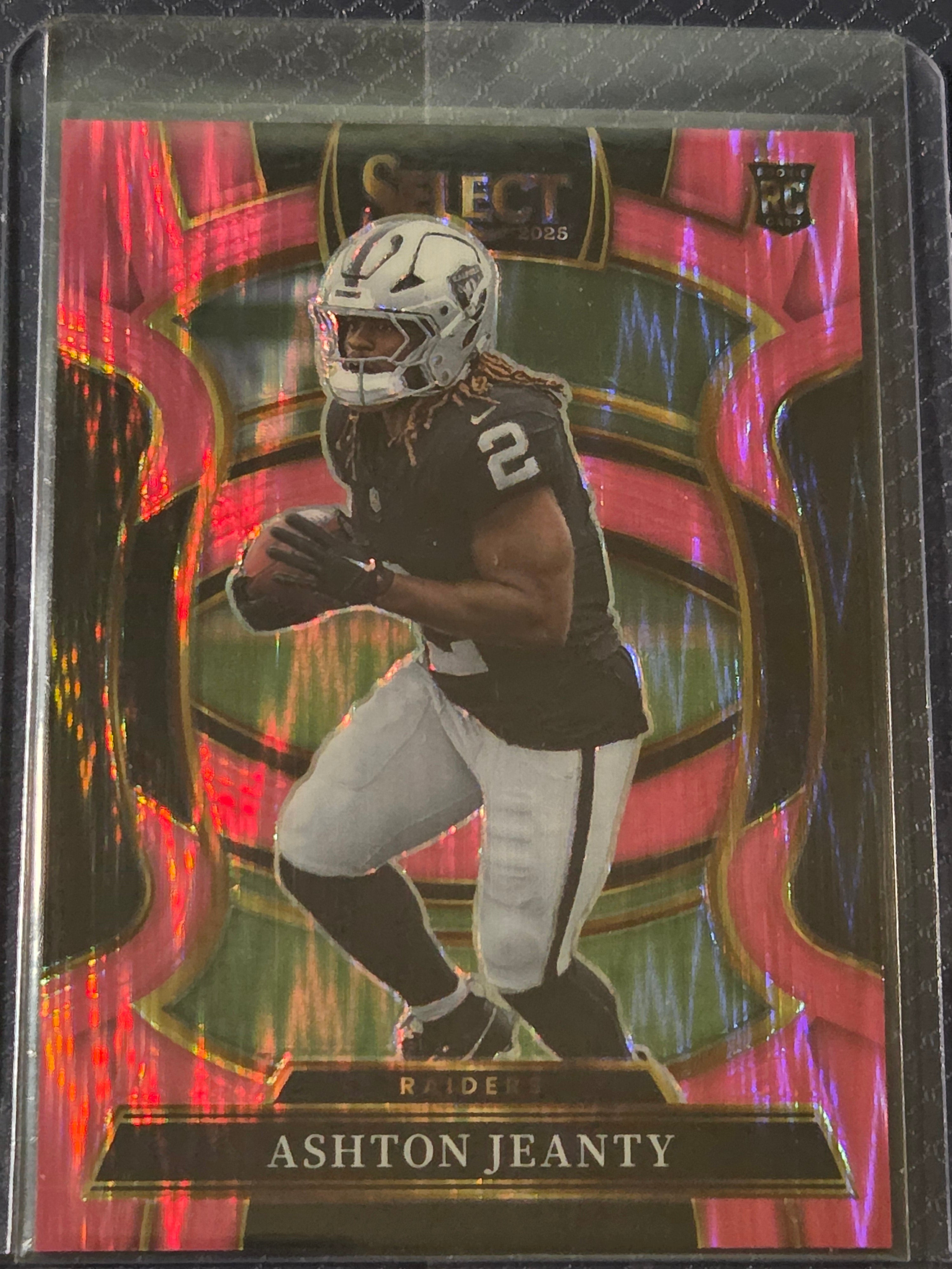 2025 Panini Select Football Pink Shock #4 Ashton Jeanty