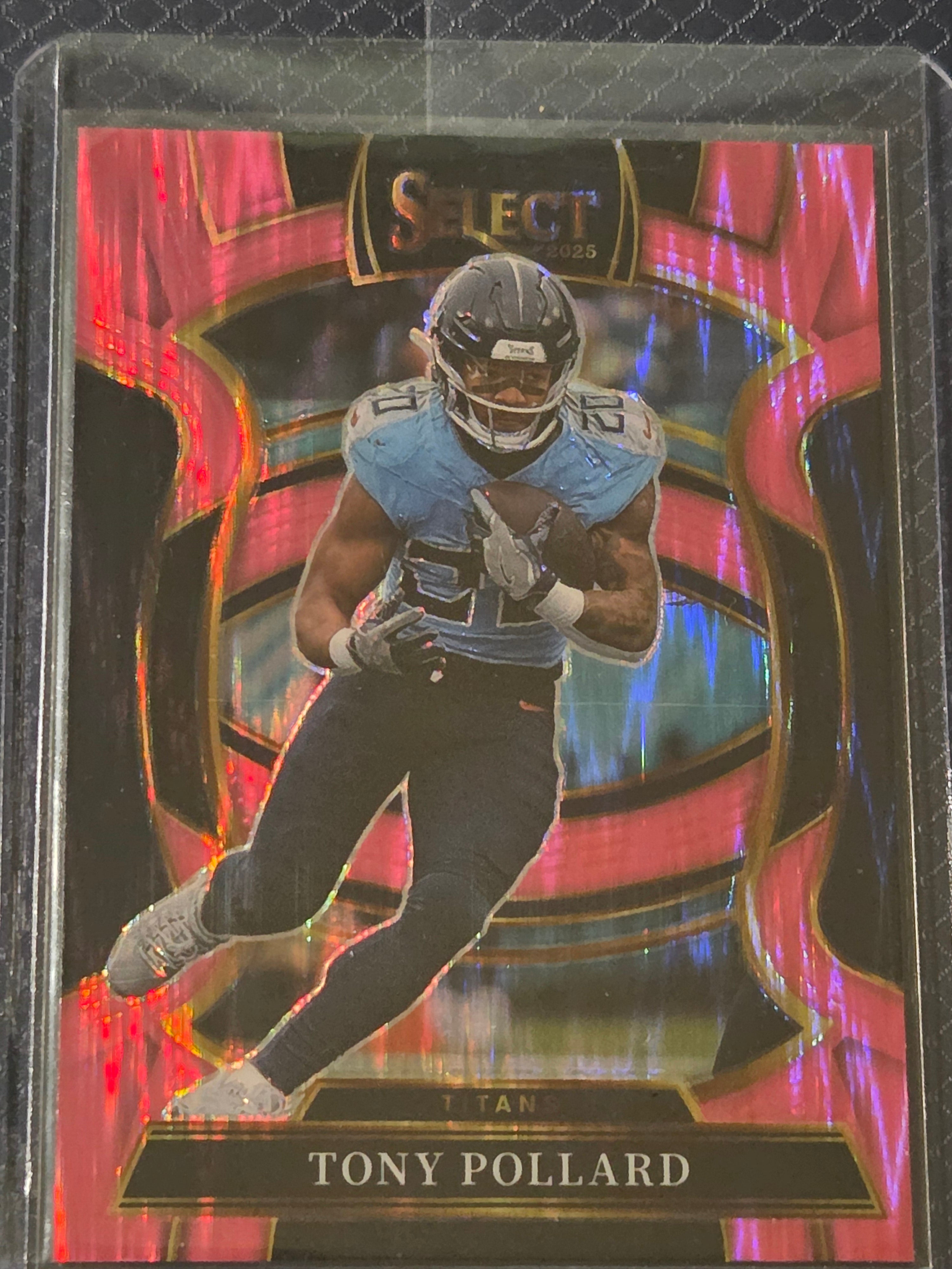 2025 Panini Select Football Pink Shock #25 Tony Pollard