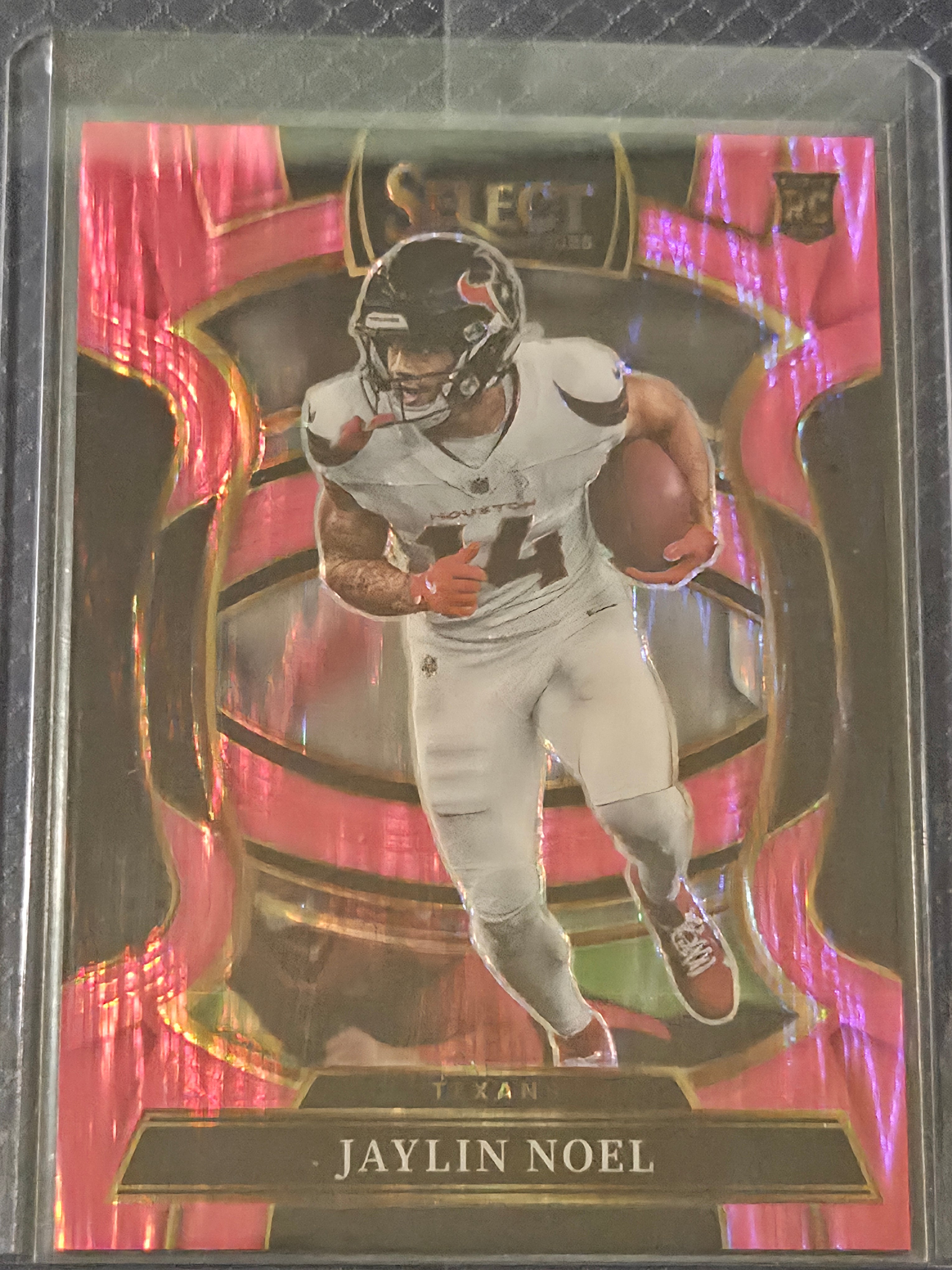 2025 Panini Select Football Pink Shock #36 Jaylin Noel
