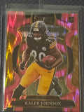 2025 Panini Select Football Pink Shock #52 Kaleb Johnson