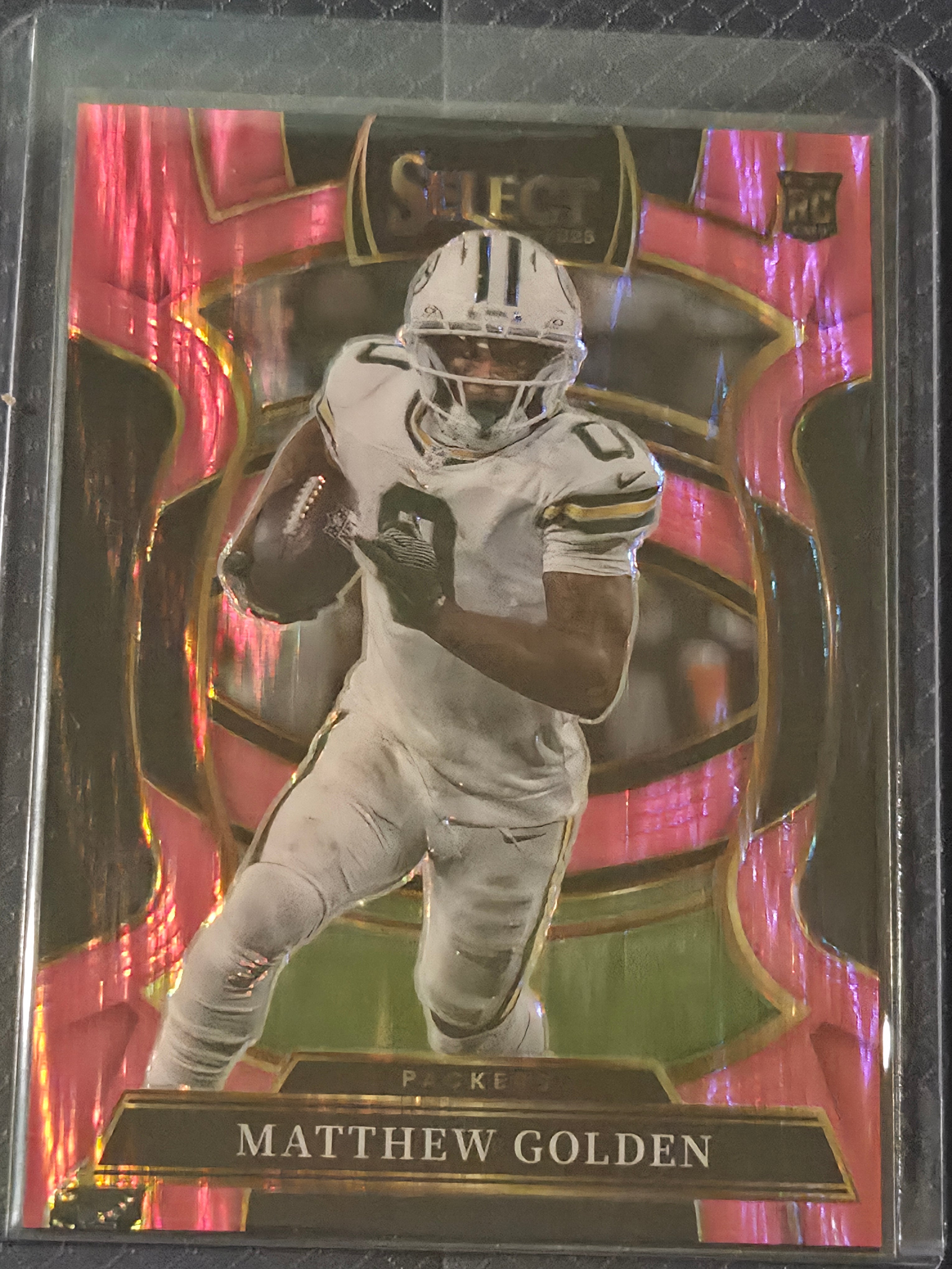 2025 Panini Select Football Pink Shock #66 Matthew Golden